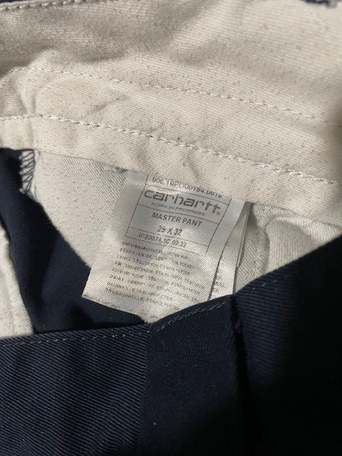 Carhartt Wip Carhartt WIP Master Pant 29/32 Size US 29 - 2 Thumbnail