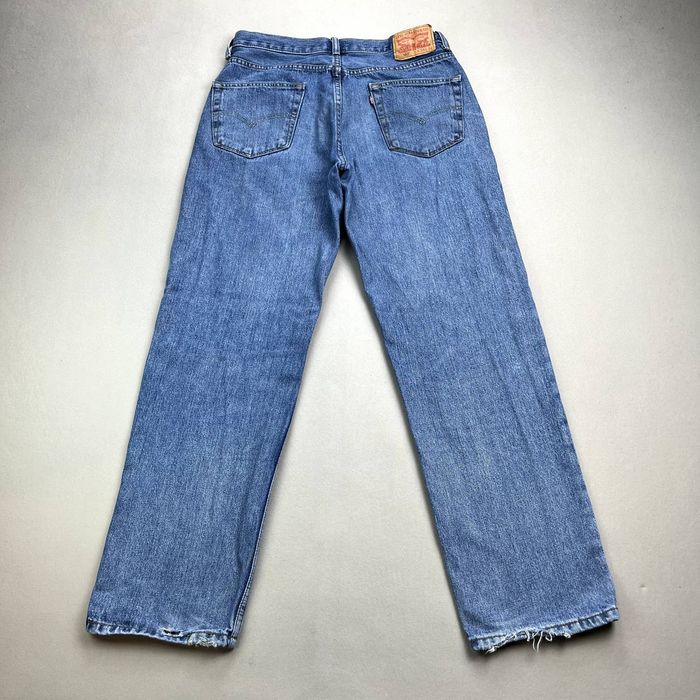 Levi's Levis 550 Jeans 34x32 Blue Denim Relaxed Straight Stone Wash ...