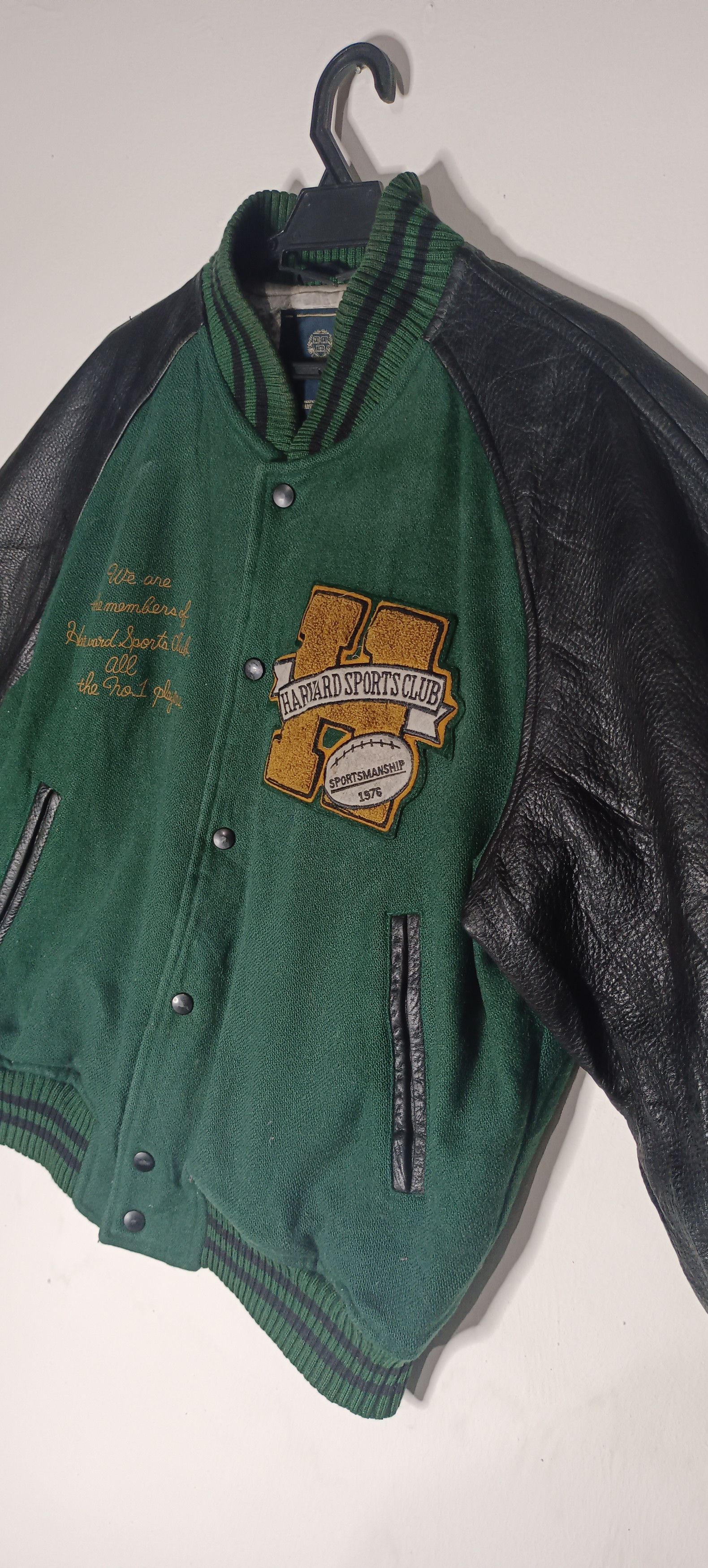 Other Japanese Brand x Havard Sport Club Varsity Learther Vintage Size US L / EU 52-54 / 3 - 4 Thumbnail