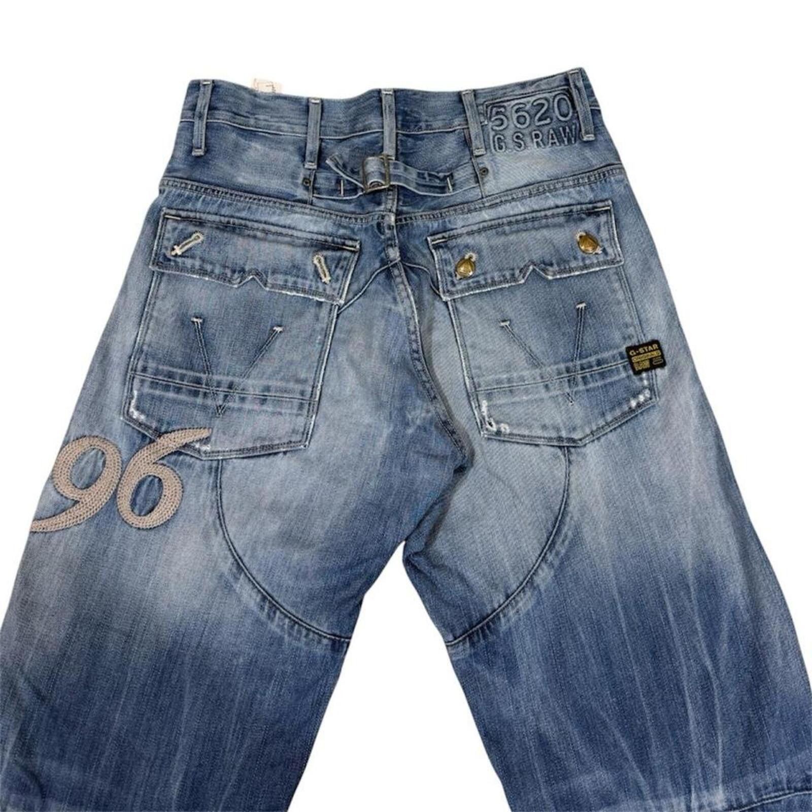 Other G star Raw baggy look biker style denim jeans Size US 30 / EU 46 - 3 Thumbnail