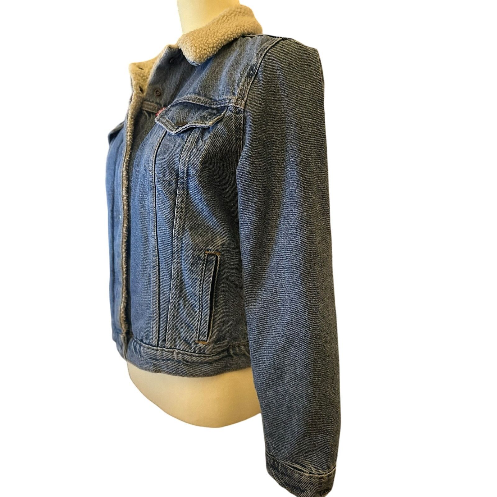 Levi's Levi's Original Sherpa Trucker Jacket, Size M Size M / US 6-8 / IT 42-44 - 4 Thumbnail