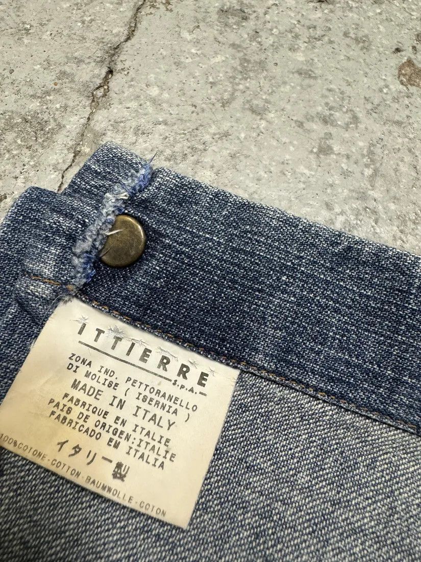 Designer × Dolce & Gabbana × Vintage 2000s Dolce & Gabbana Distressed Blue Denim Vest Size XS / US 0-2 / IT 36-38 - 8 Thumbnail