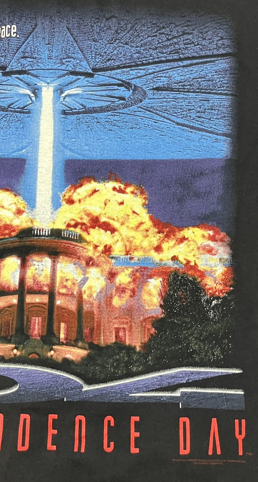 Vintage Vintage 1996 Independence Day Movie Shirt Size US XL / EU 56 / 4 - 3 Thumbnail