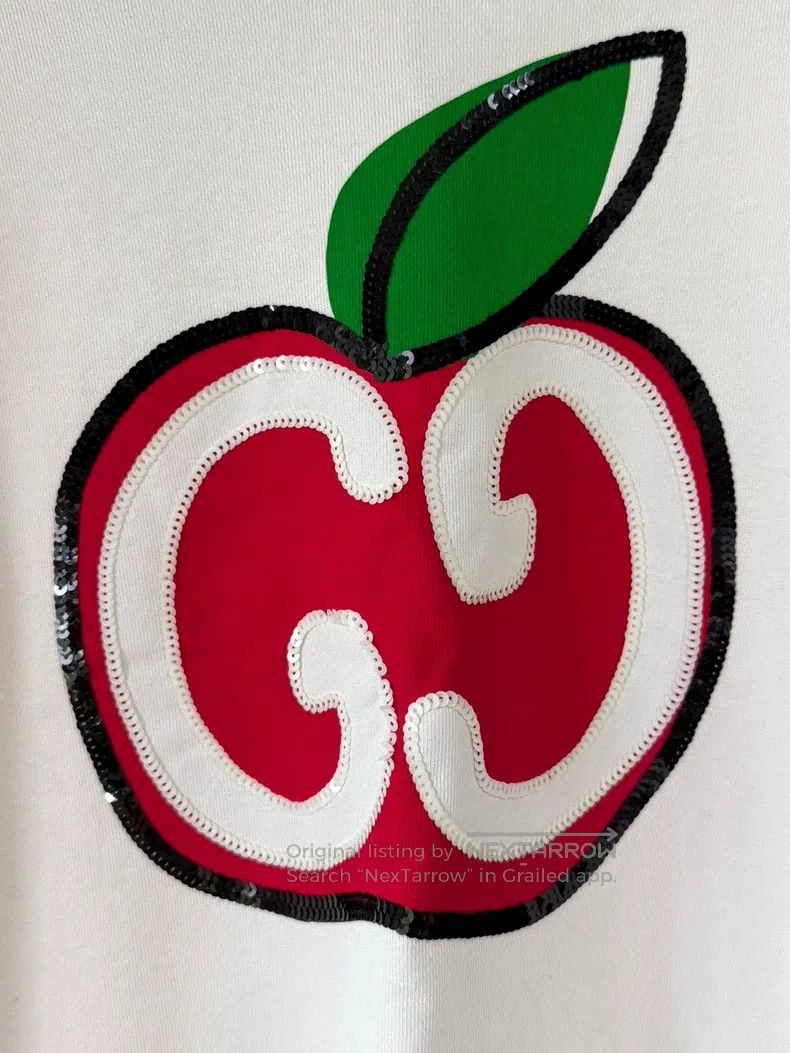 Gucci Gucci Apple logo sweatshirt Size US S / EU 44-46 / 1 - 5 Thumbnail