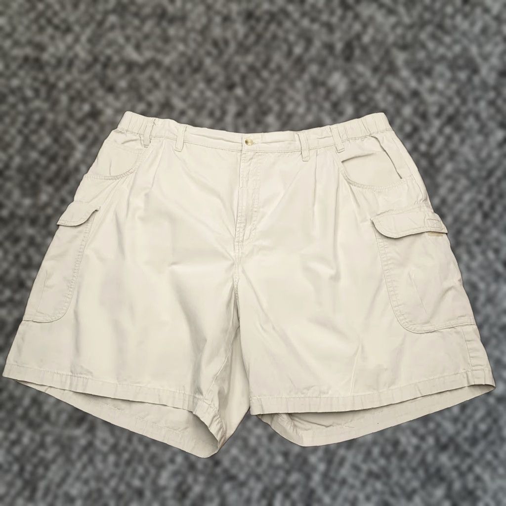 Vintage Columbia Cargo Shorts Mens 44 Beige Hiking Outdoor Casual Shorts Cargo Pocket Regular 100% Cotton Beige Mens Size US 44 / EU 60 - 1 Thumbnail