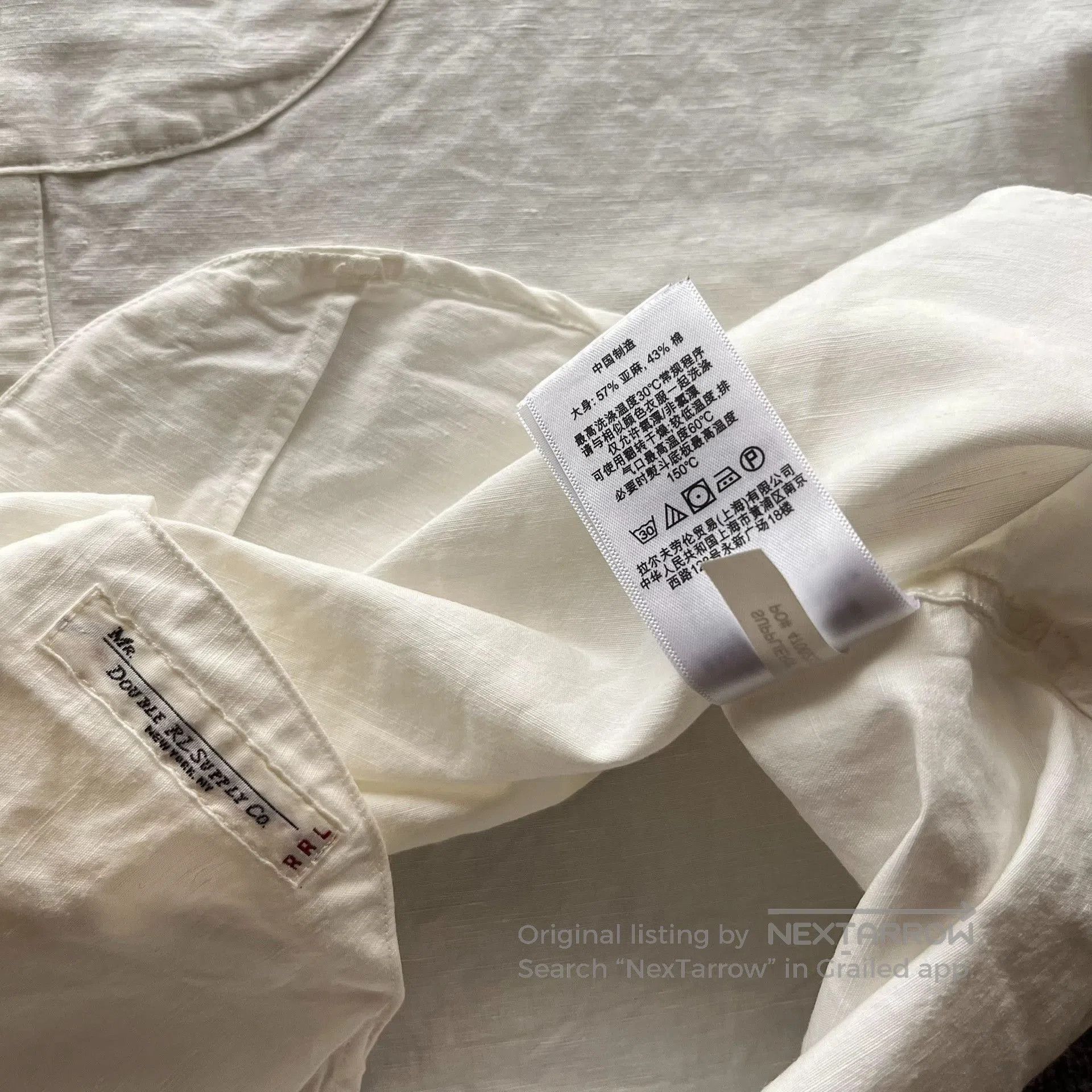 RRL Ralph Lauren RRL Ralph Lauren French Court Dress Shirt. Size US M / EU 48-50 / 2 - 7 Thumbnail