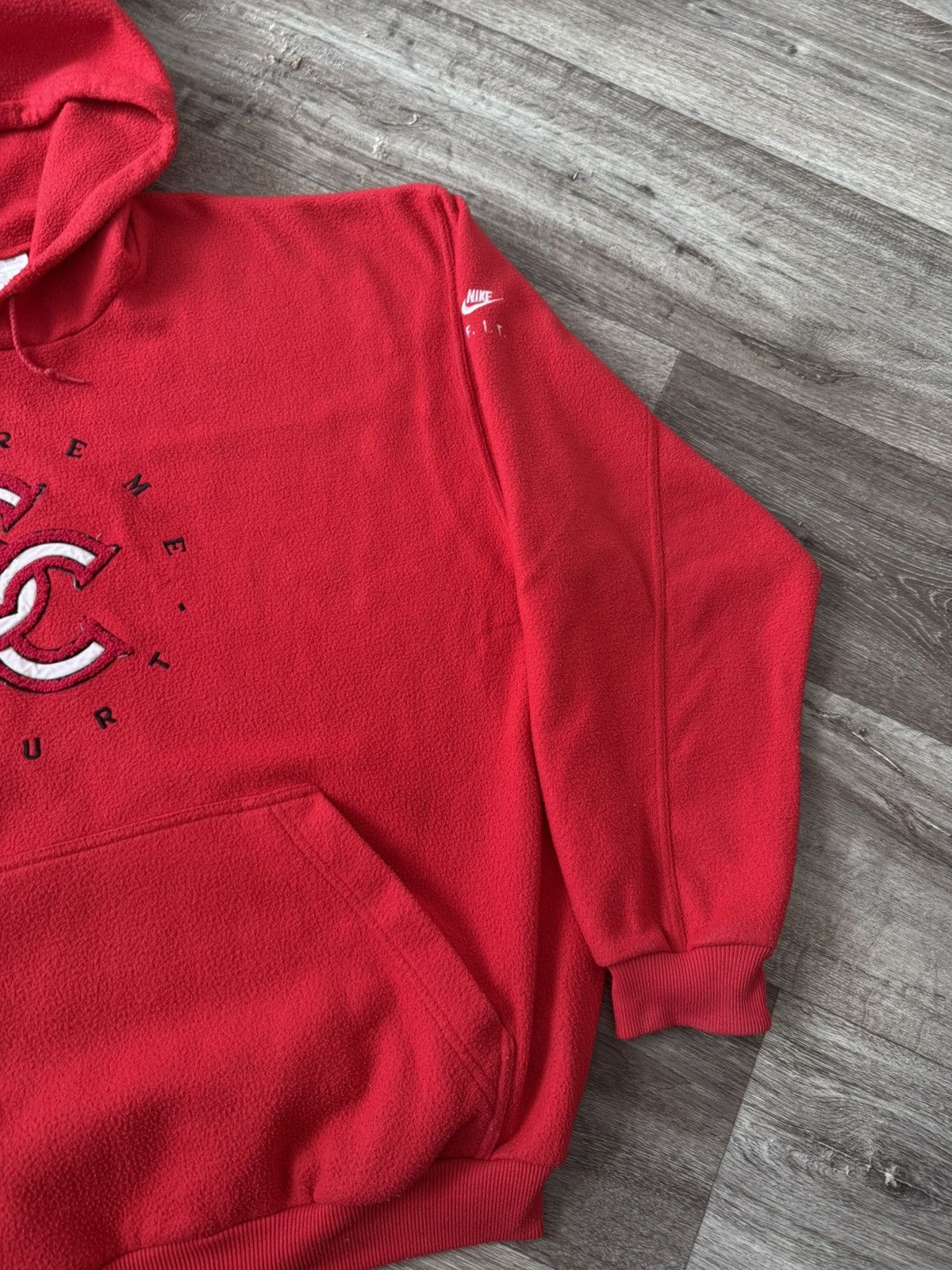 Nike Vintage Nike Supreme Court Fleece Y2K Oversized Pullover Size US XXL / EU 58 / 5 - 4 Thumbnail