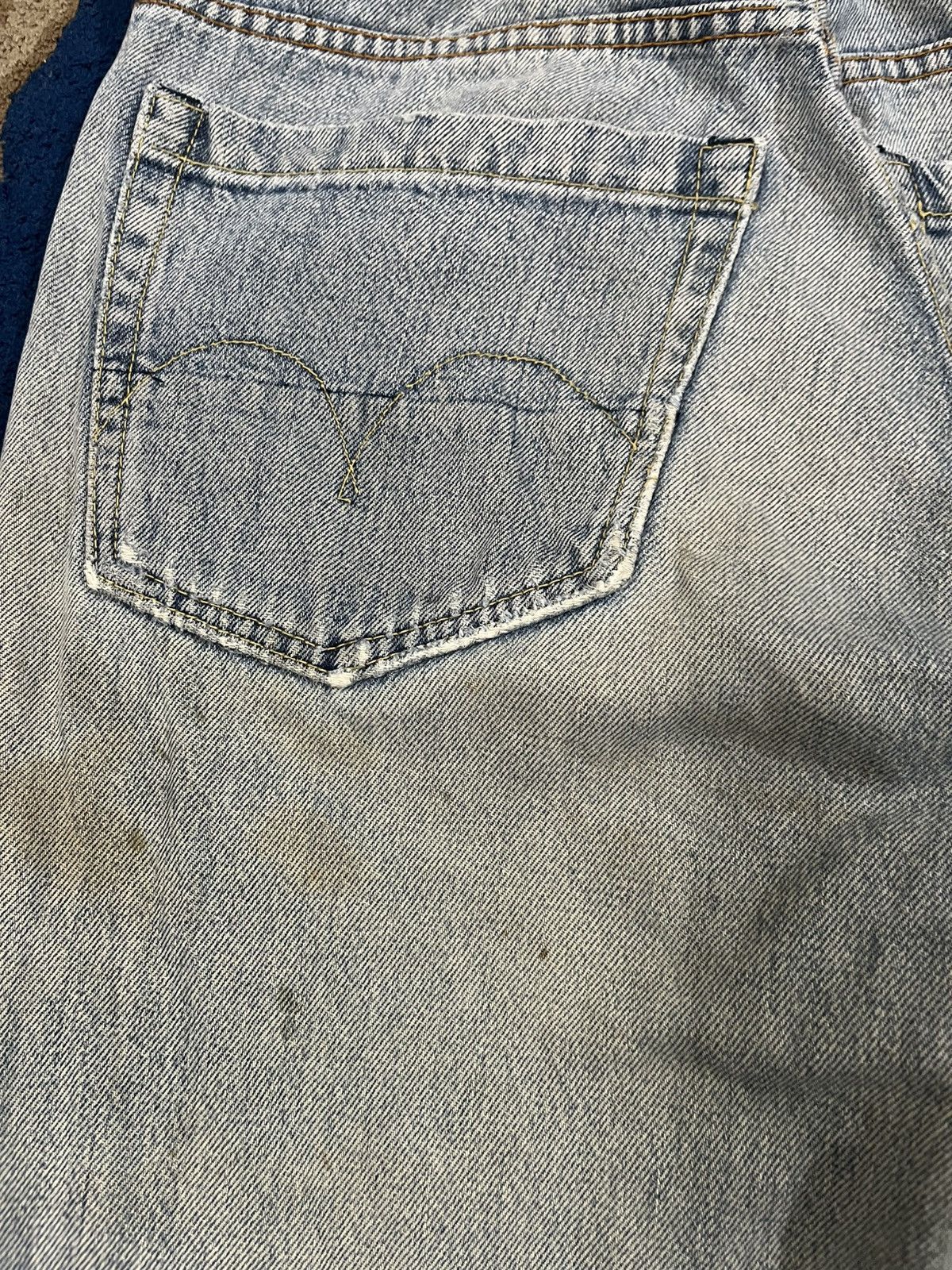 Japanese Brand Vintage Japanese Brand Selvedge Distressed Denim Size US 29 - 11 Thumbnail