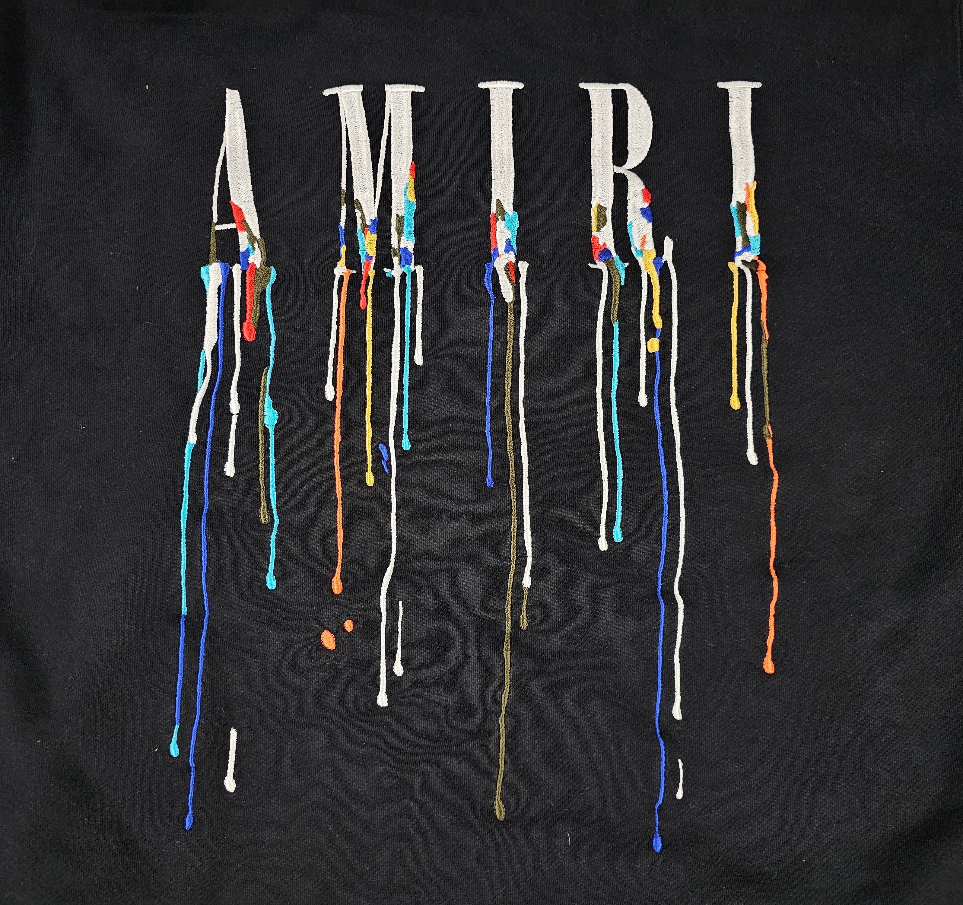 Amiri AMIRI Embroidered Paint Drip Core Logo Hoodie Pre-owned Size US XL / EU 56 / 4 - 7 Thumbnail