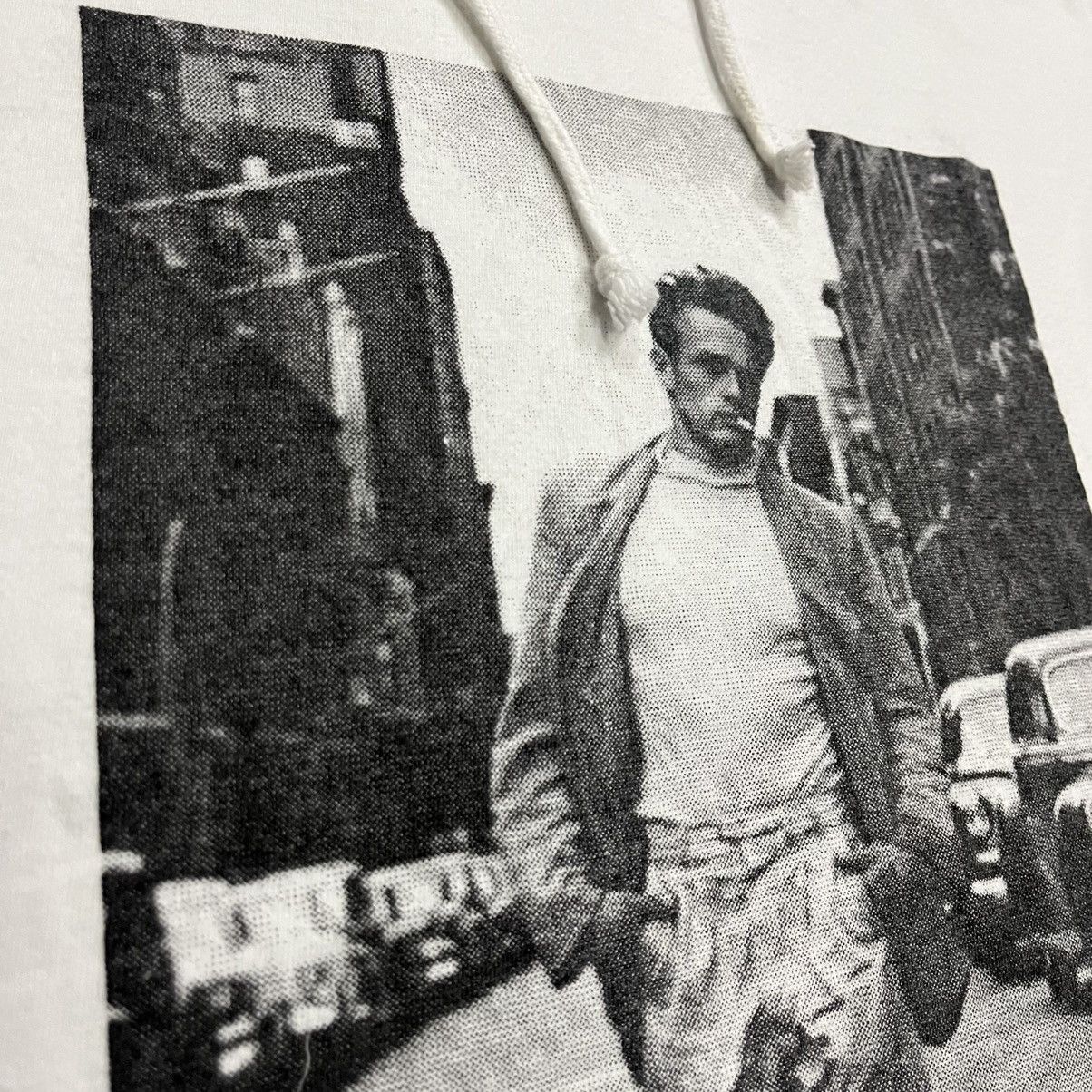 Vintage Vintage 1991 James Dean American Actor Hooded Tshirt Size US M / EU 48-50 / 2 - 2 Thumbnail