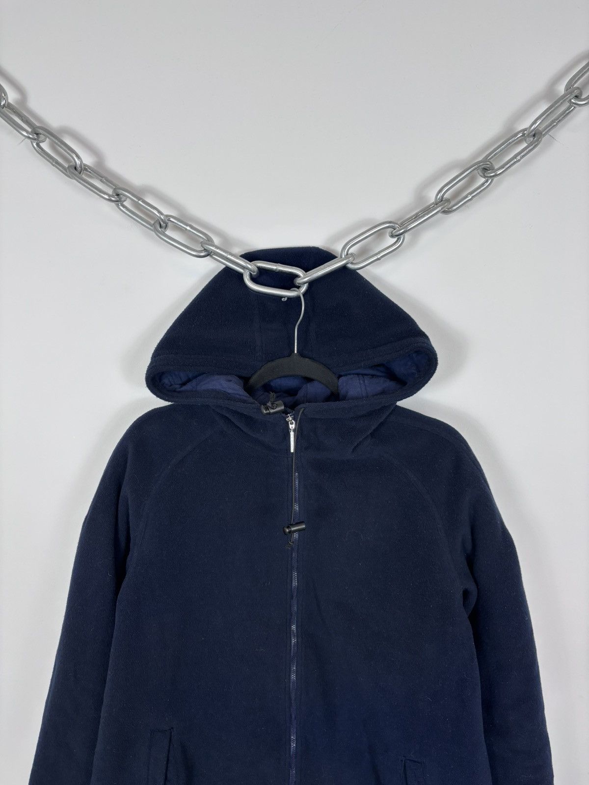Valentino Vintage Valentino Sport Women’s Navy Blue Hooded Jacket Size S / US 4 / IT 40 - 2 Thumbnail