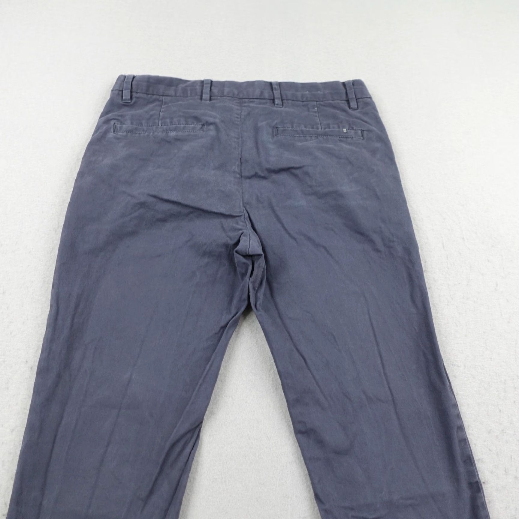 Allsaints All Saints Pants Mens 30x30 Park Chino Slim Fit Button Fly Straight Blue Casual Evening 30x30 Mens Pants Size US 30 / EU 46 - 6 Thumbnail