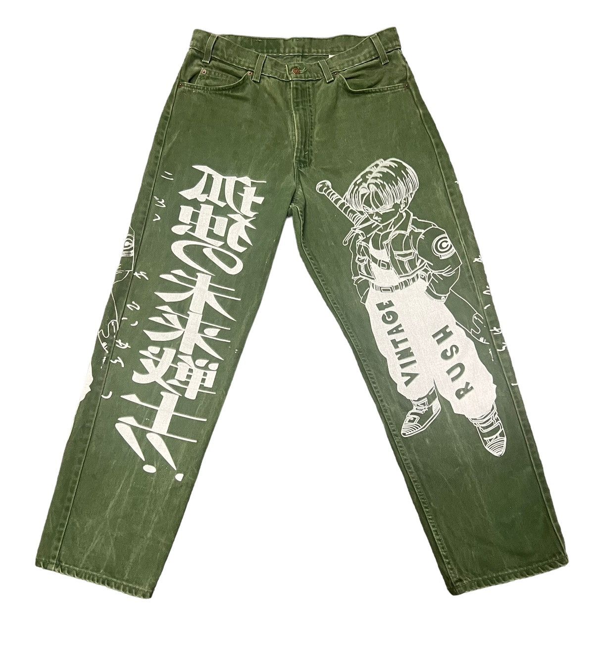 image of Levis Trunks Dbz Carhart Pants 1/4 Olive W33 L 30 in Green, Men's