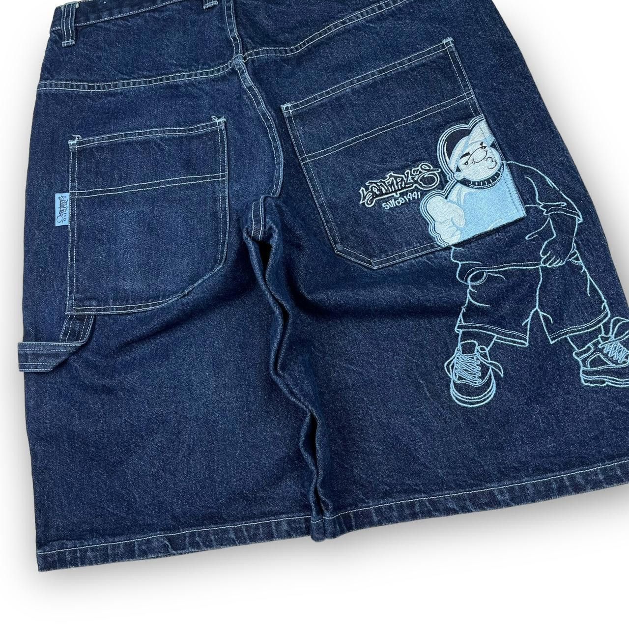 Southpole Southpole Men's Blue Shorts Size US 35 - 2 Thumbnail