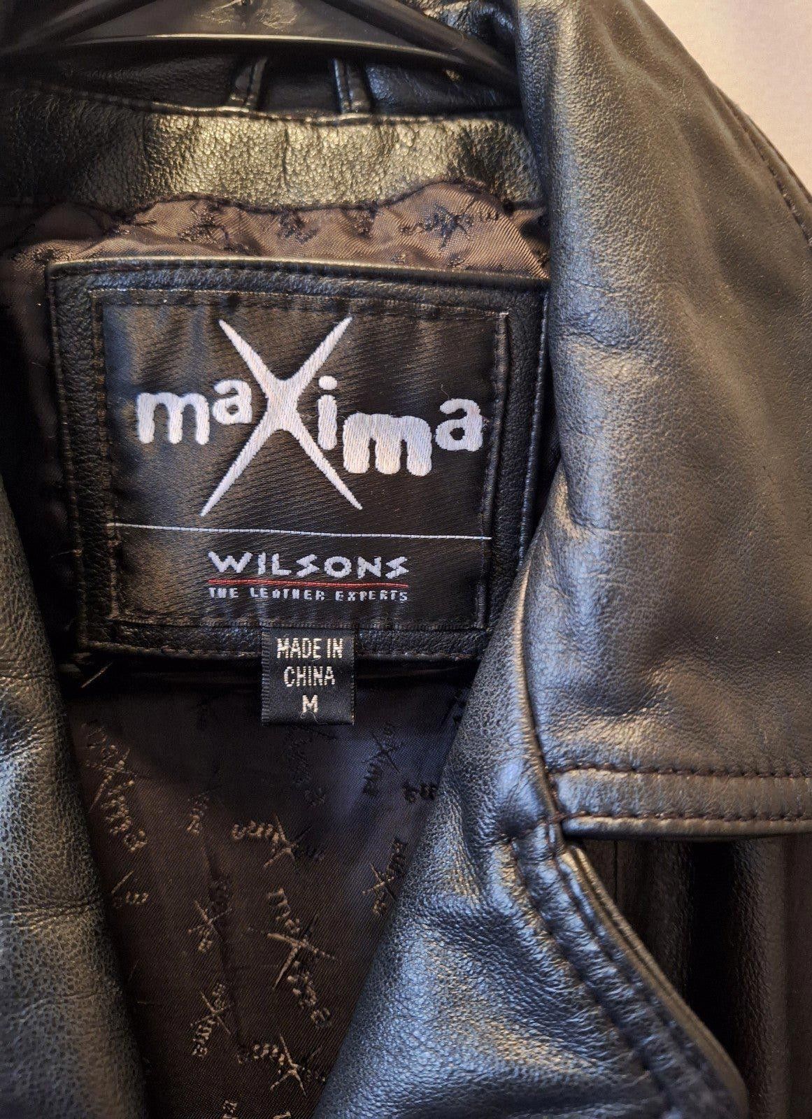 Wilsons Leather Women's Wilson's Maxima Leather Jacket Size M / US 6-8 / IT 42-44 - 4 Thumbnail