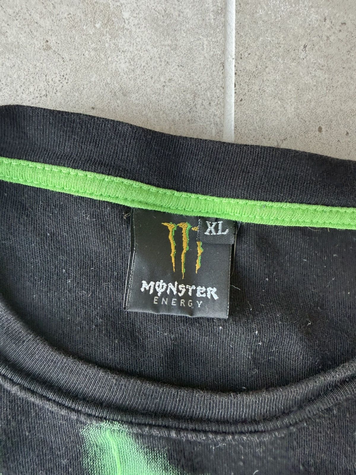 Vintage Vintage Y2K Monster Energy T-Shirt 90s Size US XL / EU 56 / 4 - 3 Thumbnail