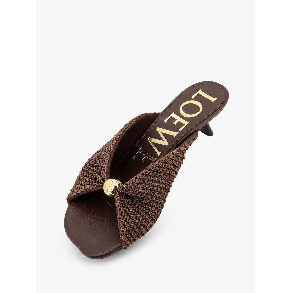 Loewe LOEWE Pebble Raffia Mules New & Authentic (Women's size:7;) Size US 7 / IT 37 - 5 Thumbnail