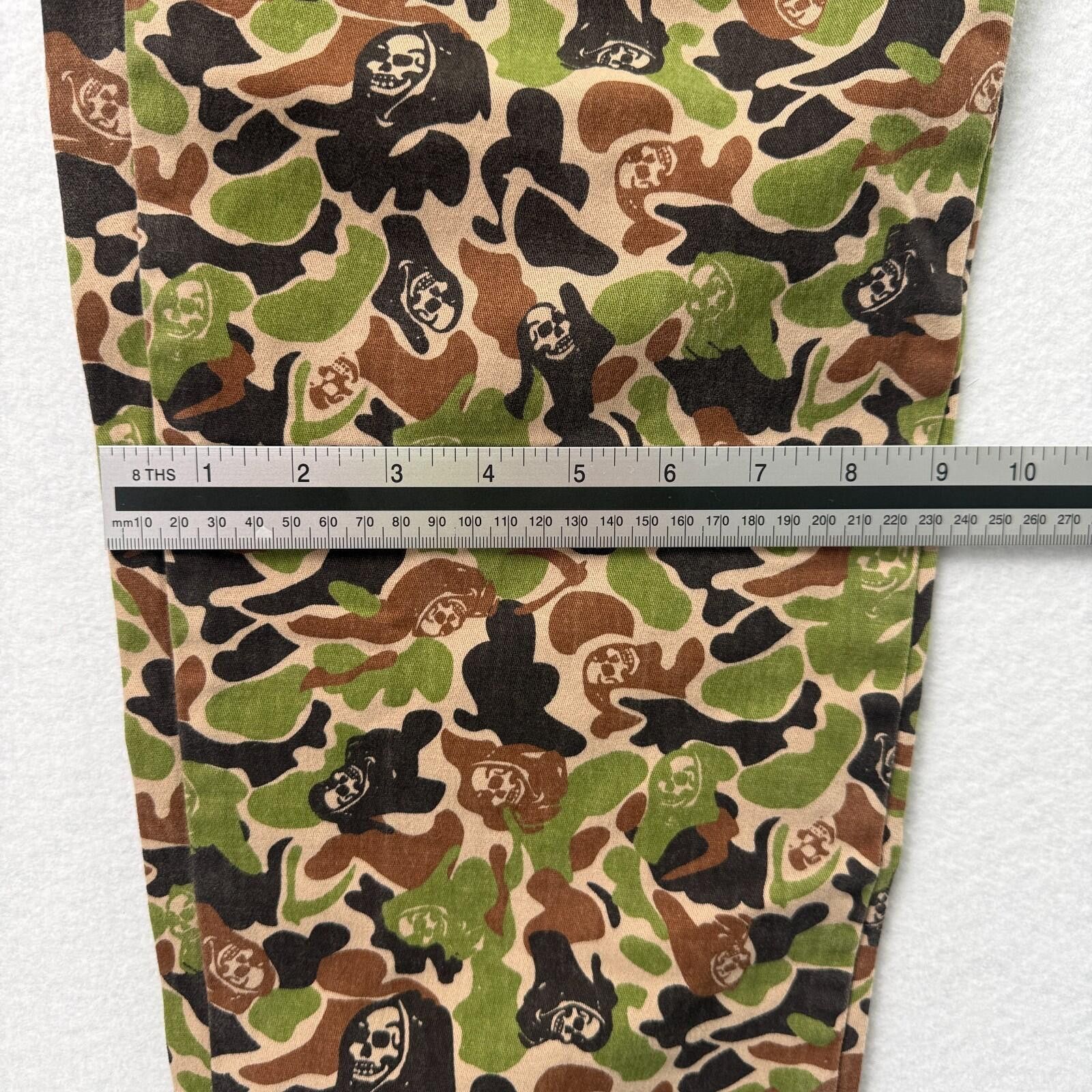 Broken Promises Co. Broken Promises Camo Grim Reaper Cargo Pants Womens 5 Size 30" / US 8 / IT 44 - 12 Thumbnail