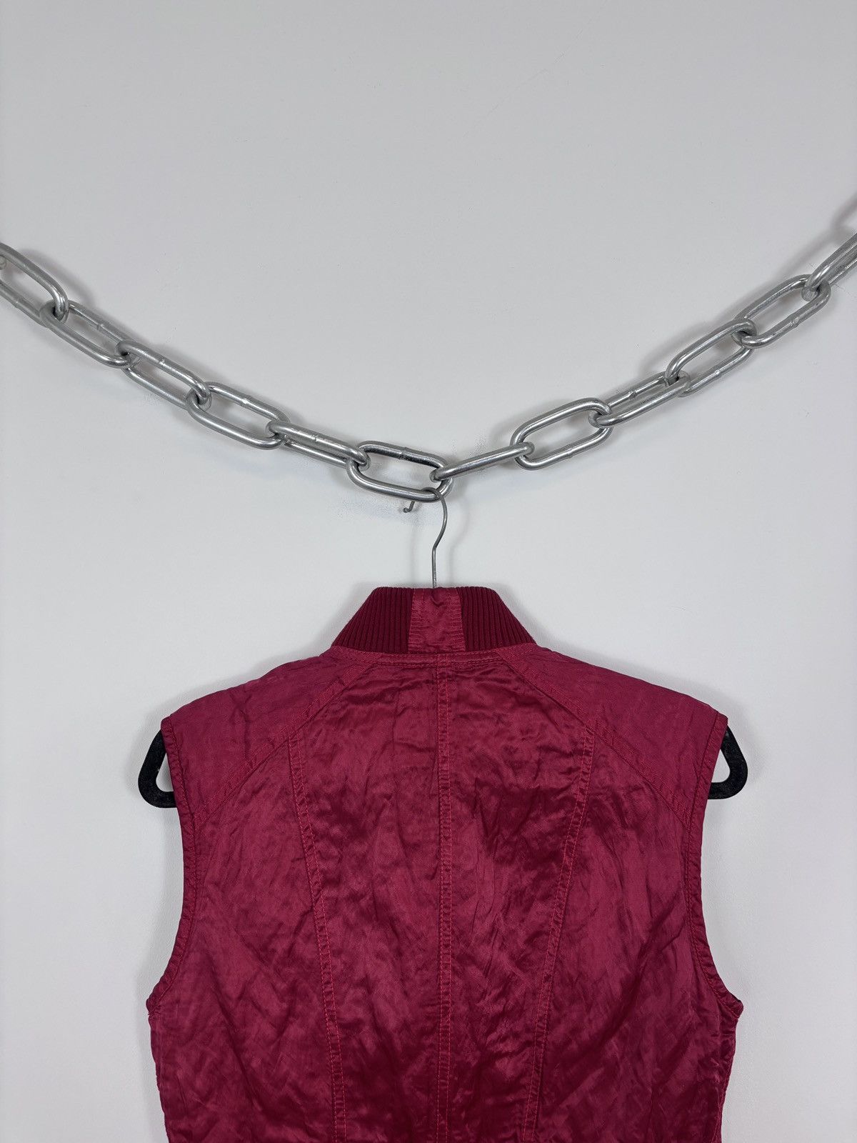 Other Vintage French Archival Women’s Red Vest Gilet Jacket Size M / US 6-8 / IT 42-44 - 19 Thumbnail