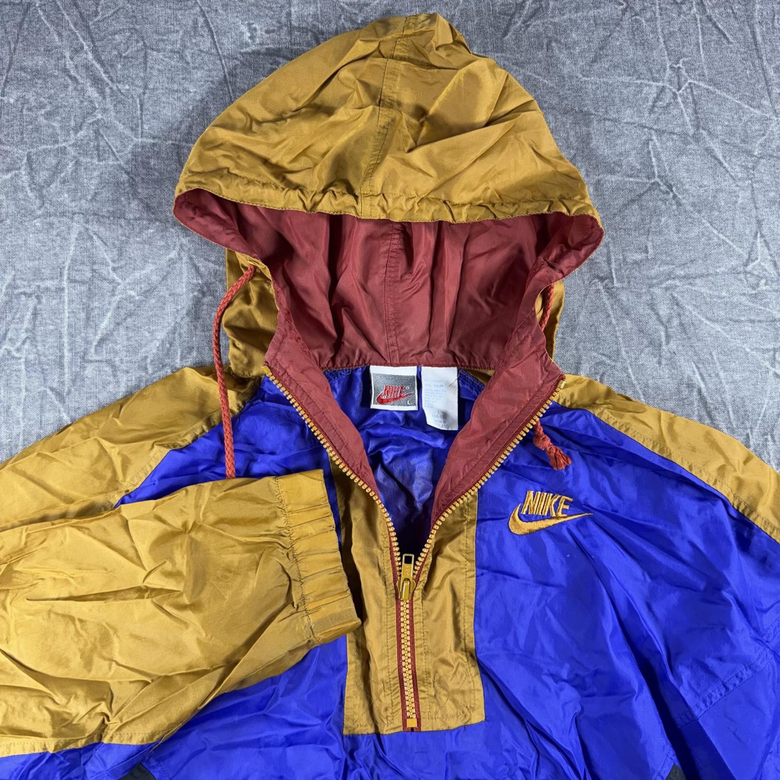 Nike Nike Jacket Kid's L Purple 80s 90s Vintage Hoodie 1/4 Zip Size US L / EU 52-54 / 3 - 1 Thumbnail