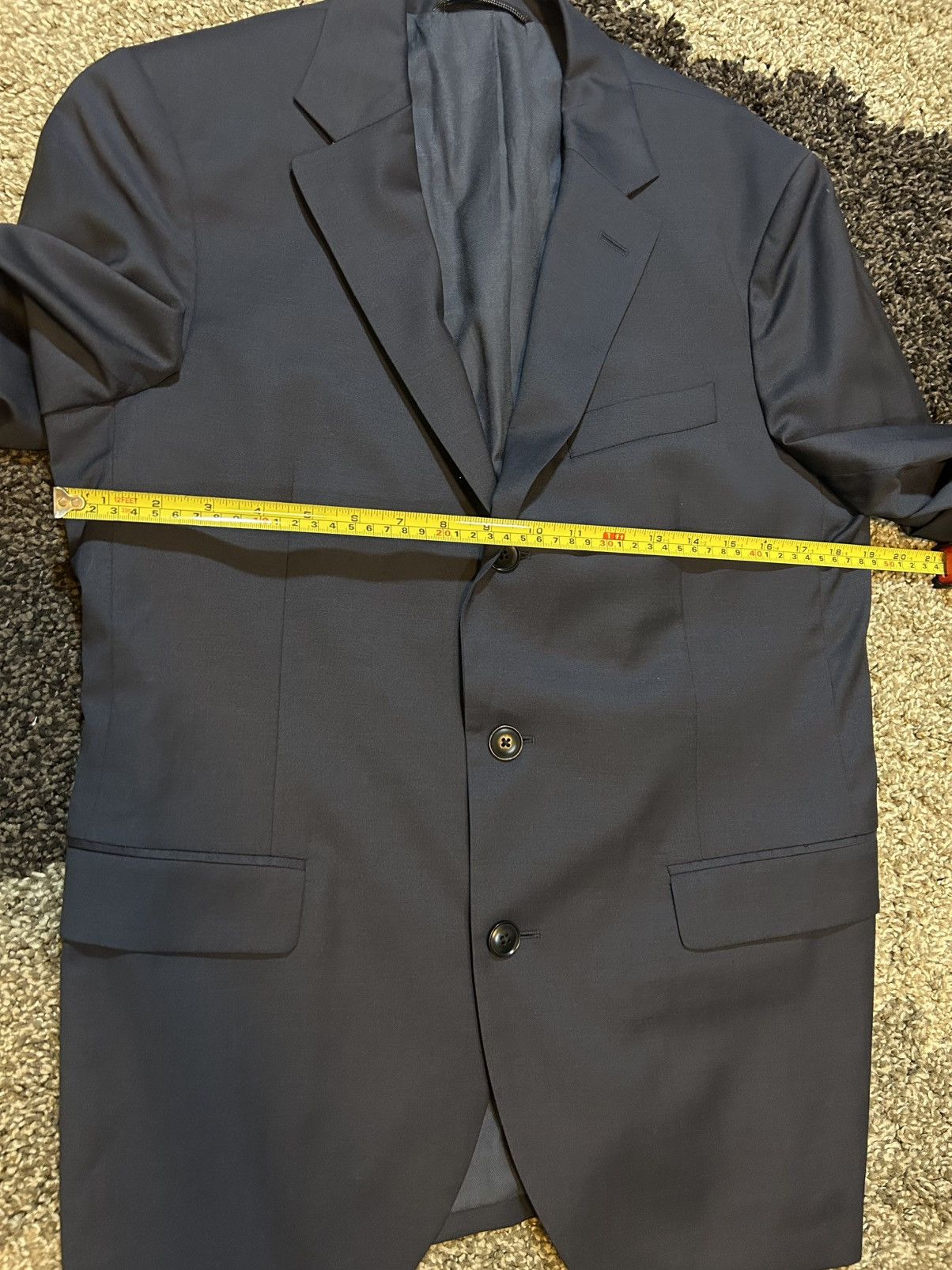 Gant Gant Navy Blue Sport Coat Wool Blazer Men’s Suit Jacket Size 38S - 9 Thumbnail