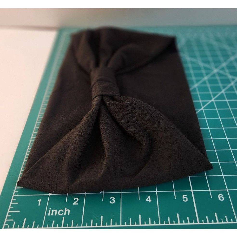 Other Black Knit Headwrap Hairband Soft Stretchy Headband Fabric U Size ONE SIZE - 4 Thumbnail