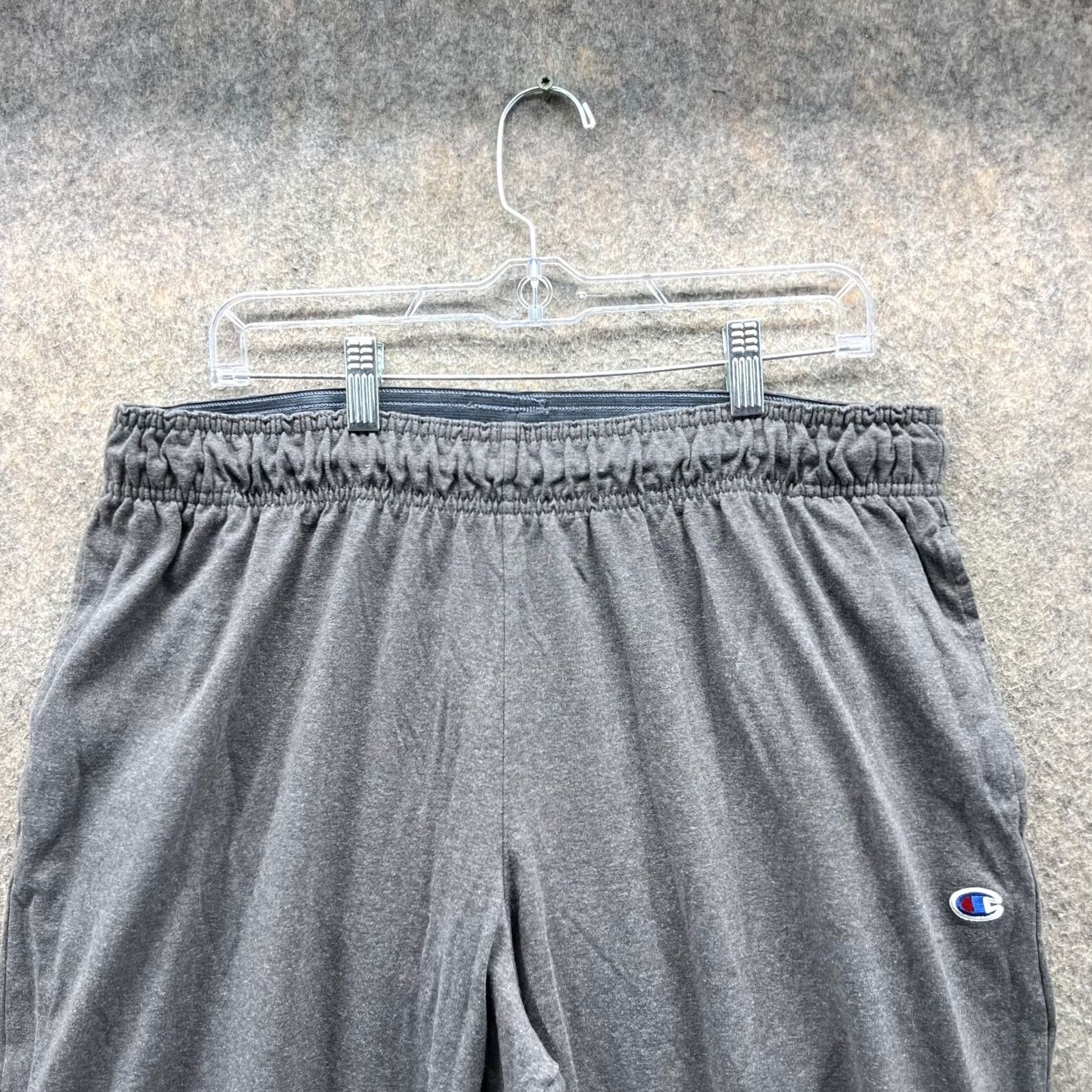 Champion Champion Sweatpants Mens 2XL Gray Fleece Athletic Straight Sweatpants with Pockets Size US 36 / EU 52 - 6 Thumbnail