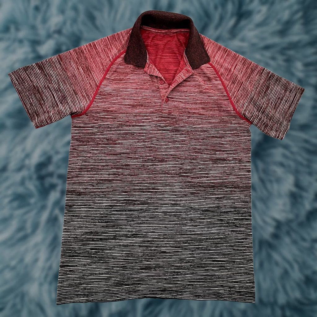 Lululemon Lululemon Shirt Polo Adult Medium M Black Red Metal Vent Tech Short Sleeve Mens Size US M / EU 48-50 / 2 - 1 Thumbnail
