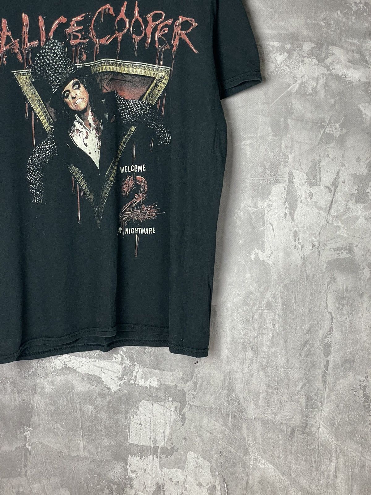 Other Vintage Y2K Alice Cooper Faded Tour Tshirt Size US M / EU 48-50 / 2 - 4 Thumbnail