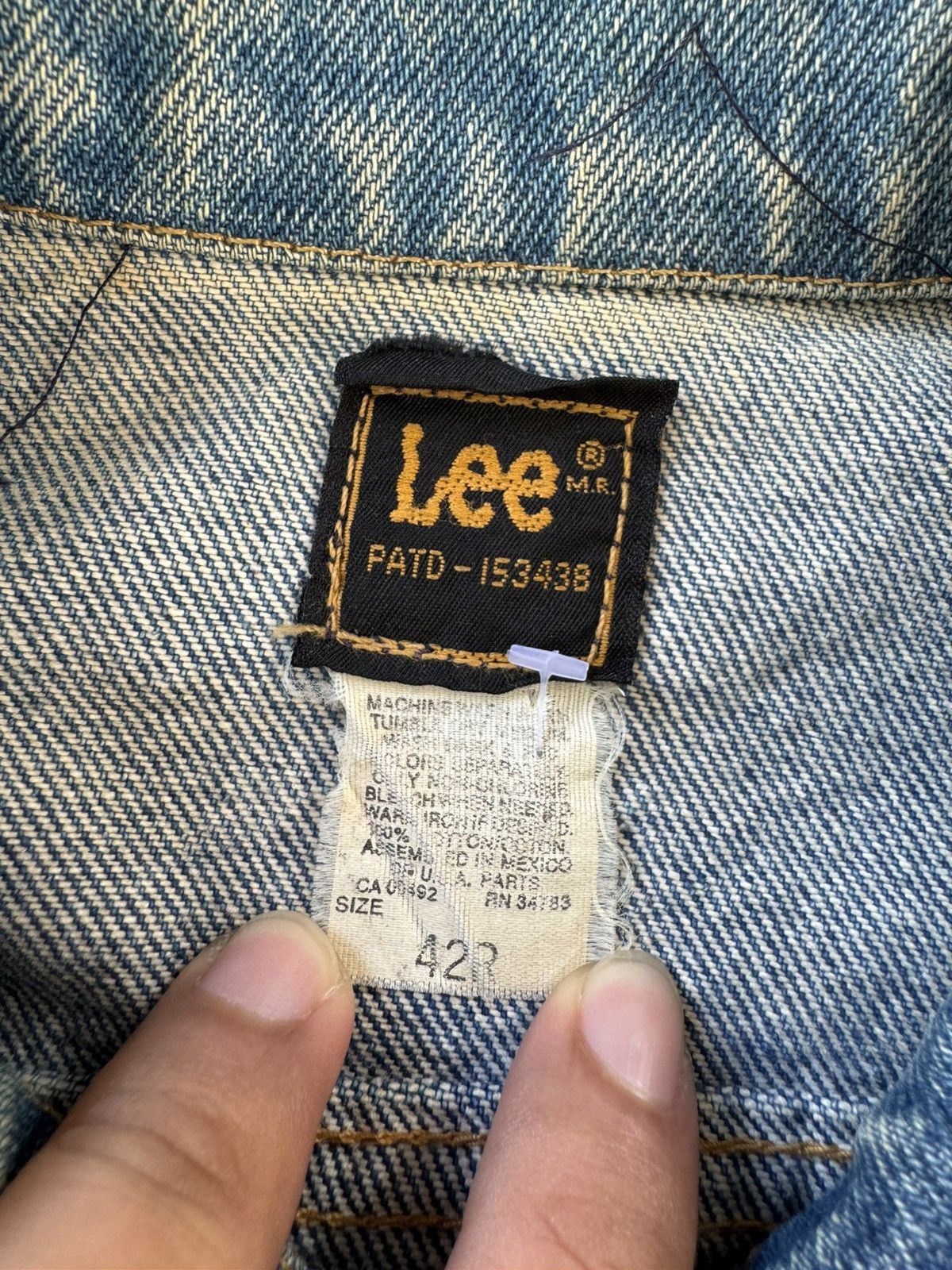 Lee × Vintage Vintage Lee Raiders Denim Jacket Size US L / EU 52-54 / 3 - 9 Thumbnail