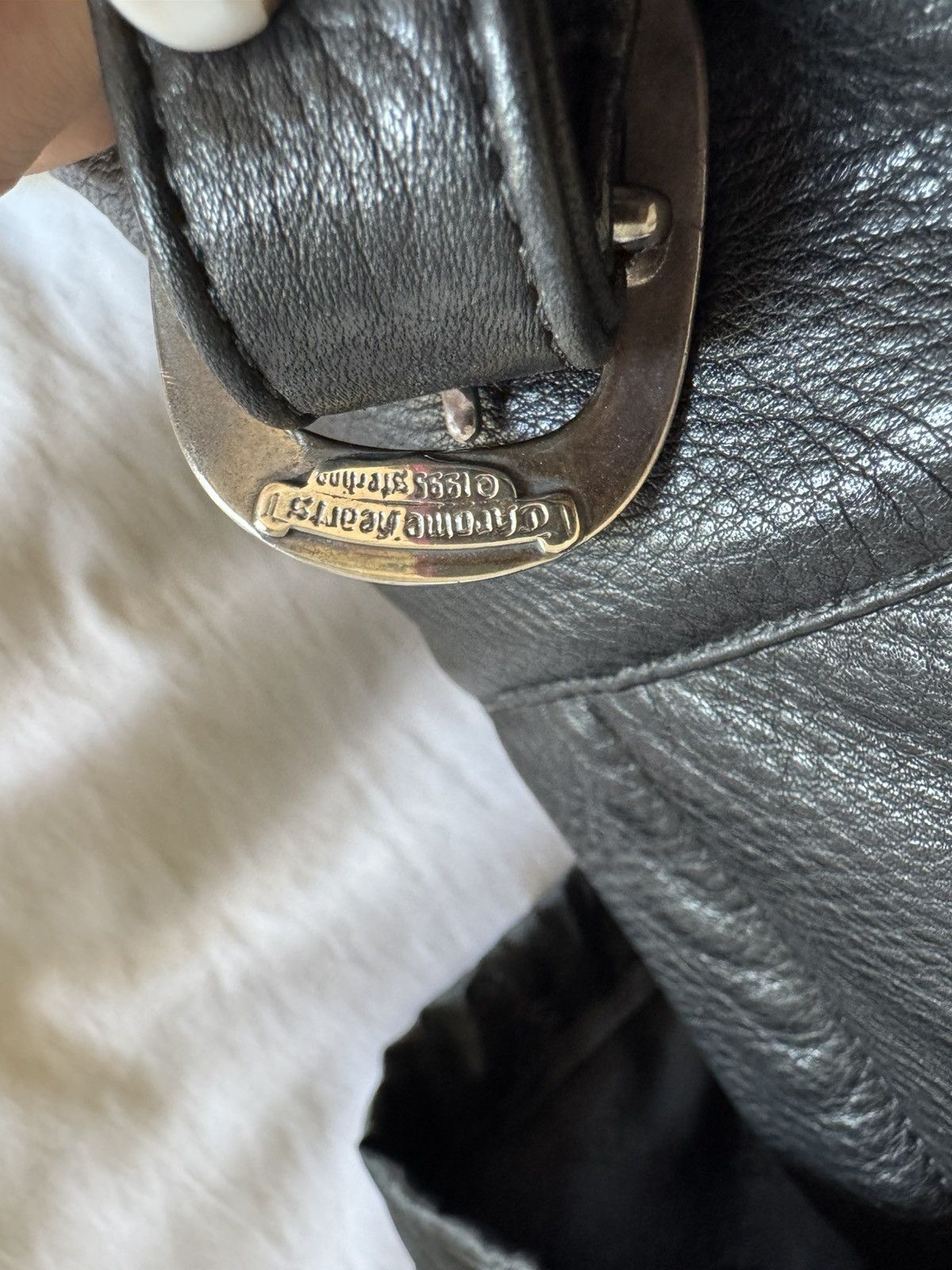 Chrome Hearts CHROME HEARTS Black Leather Backpack Size ONE SIZE - 16 Thumbnail