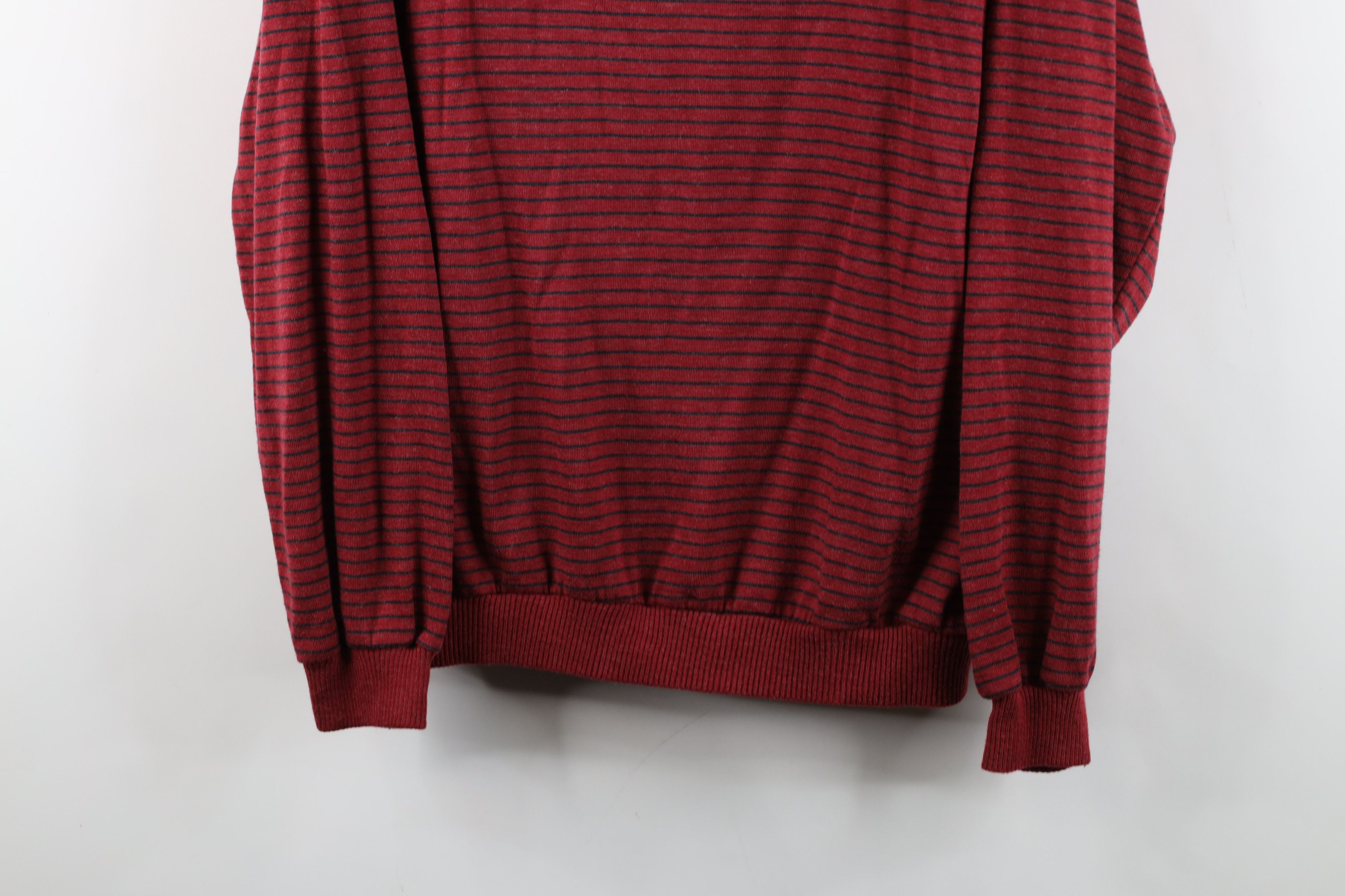 Vintage Vintage 90s Streetwear Blend Knit Striped Pullover T-Shirt Size XL / US 12-14 / IT 48-50 - 3 Thumbnail