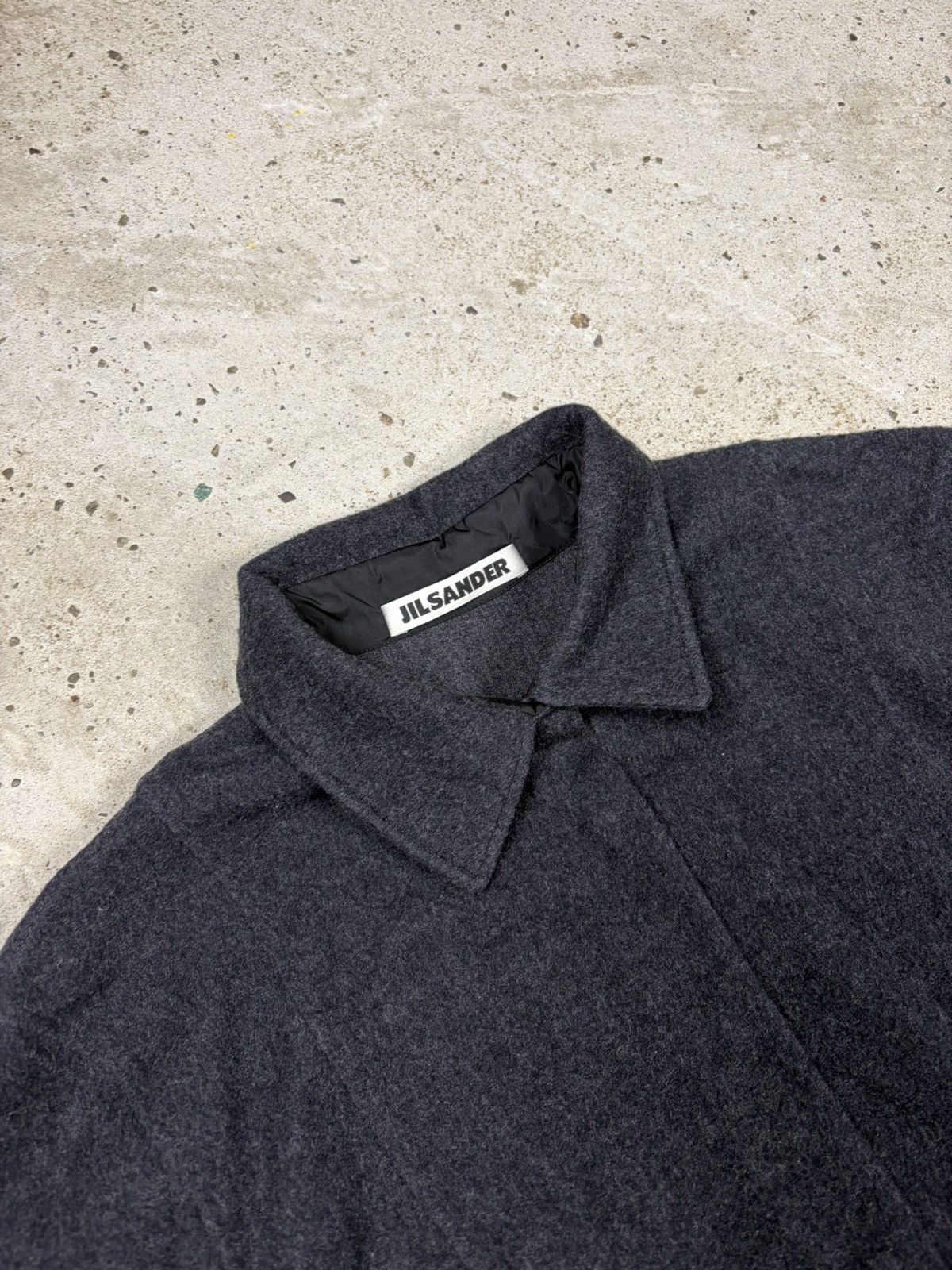 Jil Sander Jil Sander Virgin Wool Blend Black/Gray Long Sleeve Dress Size XS / US 0-2 / IT 36-38 - 8 Thumbnail