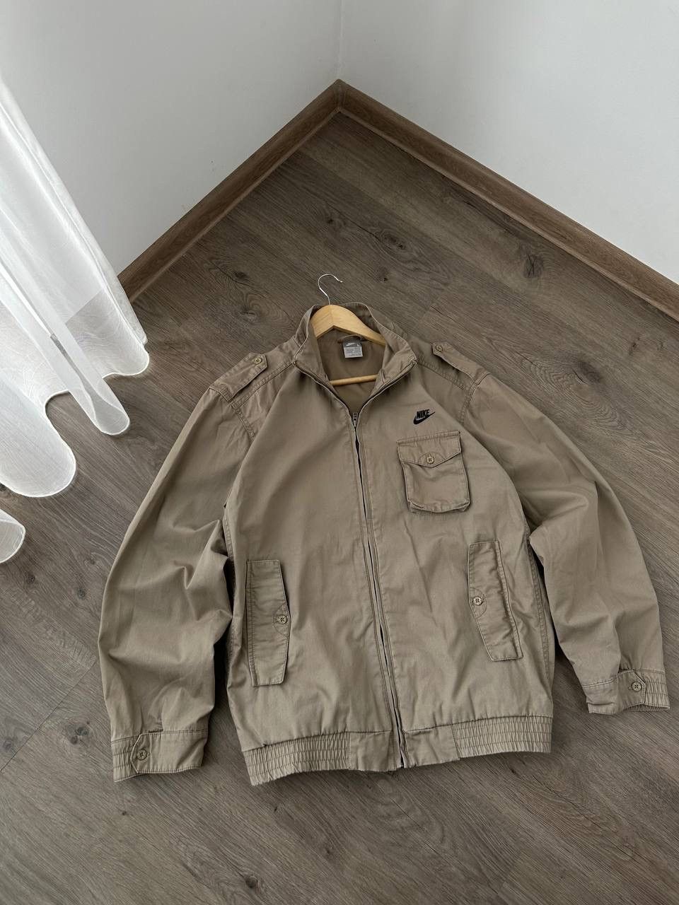 Nike × Nike ACG × Vintage Vintage Nike Beige Pocket Jacket Size US L / EU 52-54 / 3 - 7 Thumbnail