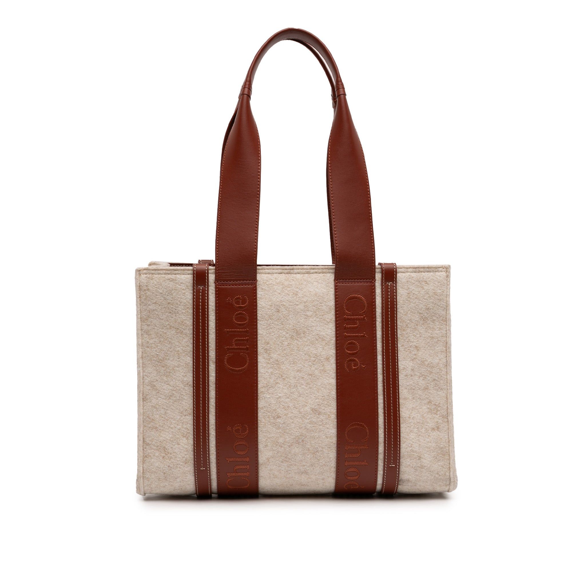 Chloe Medium Felt Woody Tote Size ONE SIZE - 1 Thumbnail