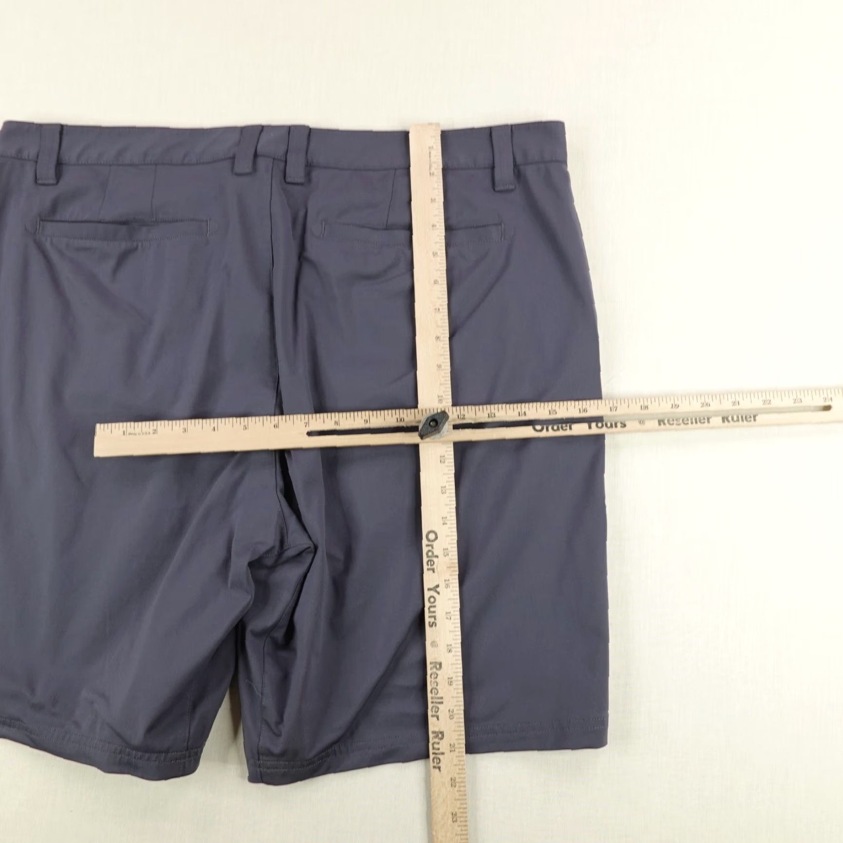 Rhone Rhone Shorts 40 Navy Blue 9" Commuter Performance Chino Casual Golf Golfer Mens Size US 41 - 6 Thumbnail