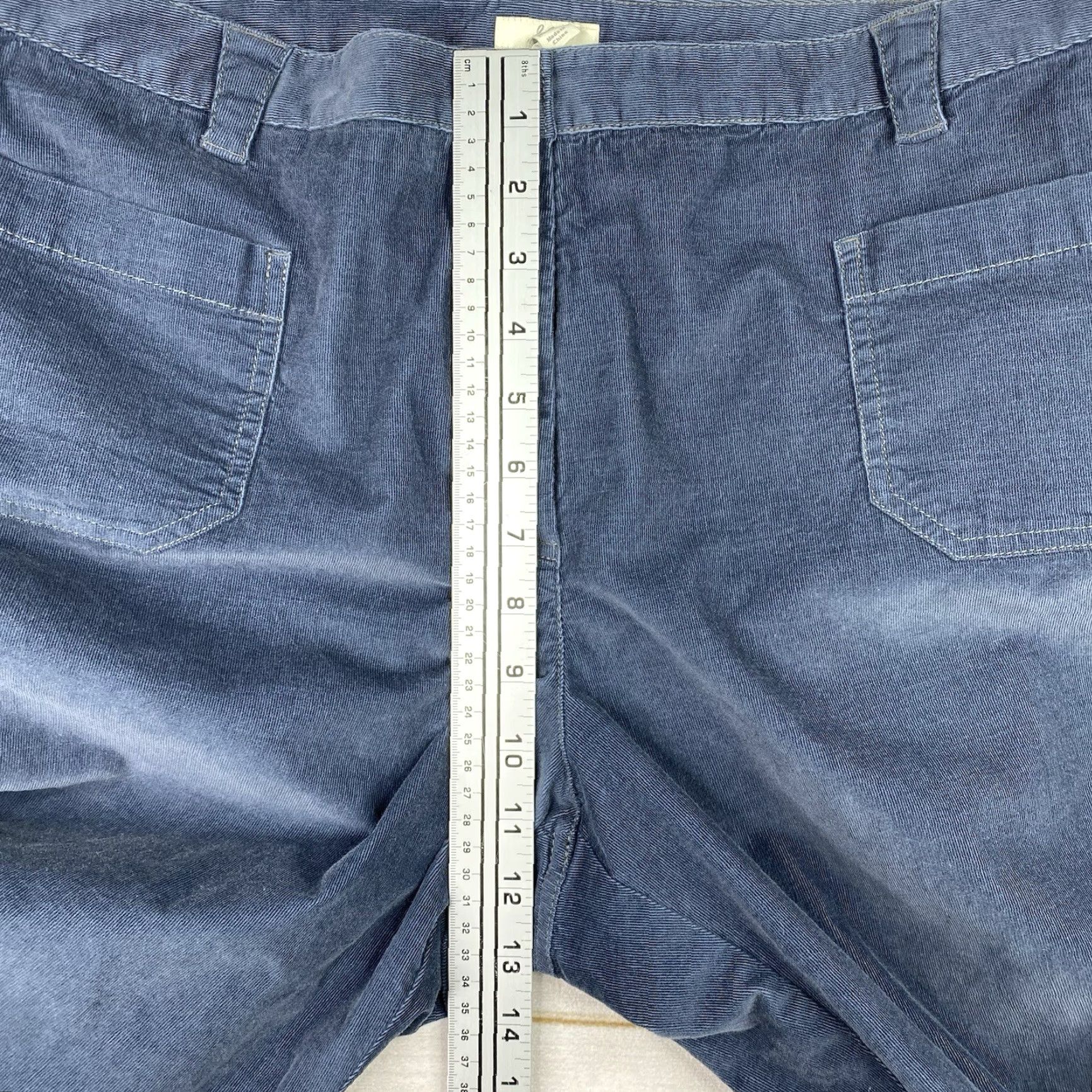 J. Jill J. Jill Pant Blue 16W Wide-Leg Cropped Corduroy NWT Womens Pants Size 38" / US 16 / IT 52 - 3 Thumbnail