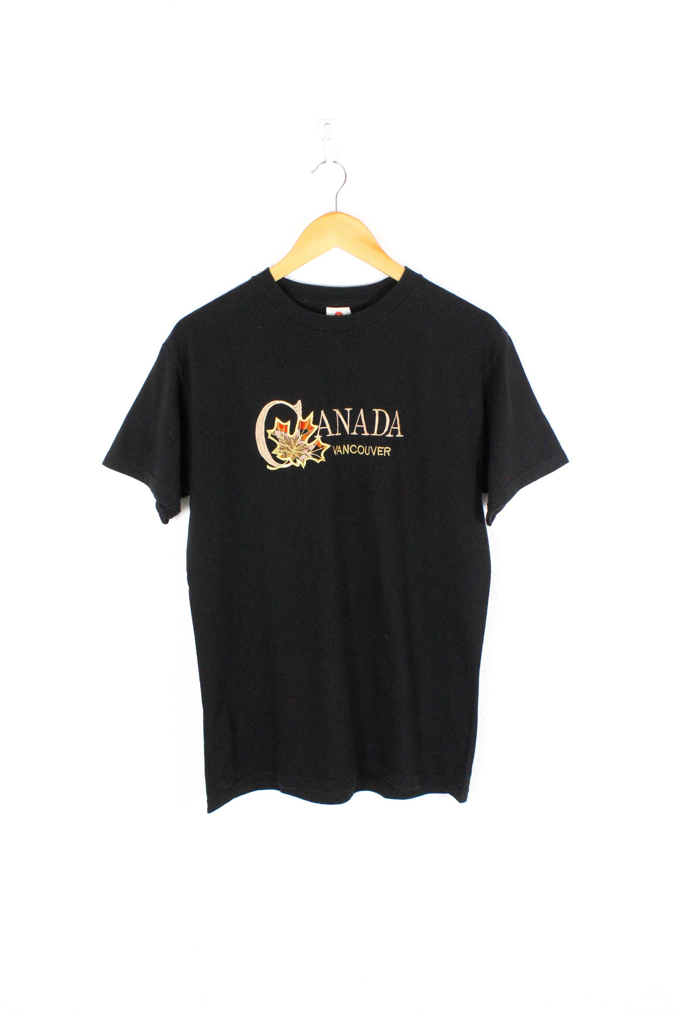 Alstyle × NHL × Vintage Vintage Canada Vancouver Logo Tee T-shirt 90s Y2K Size US M / EU 48-50 / 2 - 1 Thumbnail