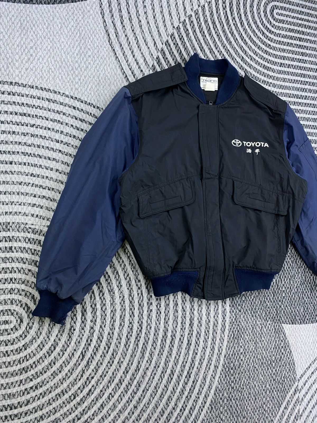 Japanese Brand Vintage Toyota Tecno Motorsport Racing Bomber Jacket Size US XL / EU 56 / 4 - 3 Thumbnail