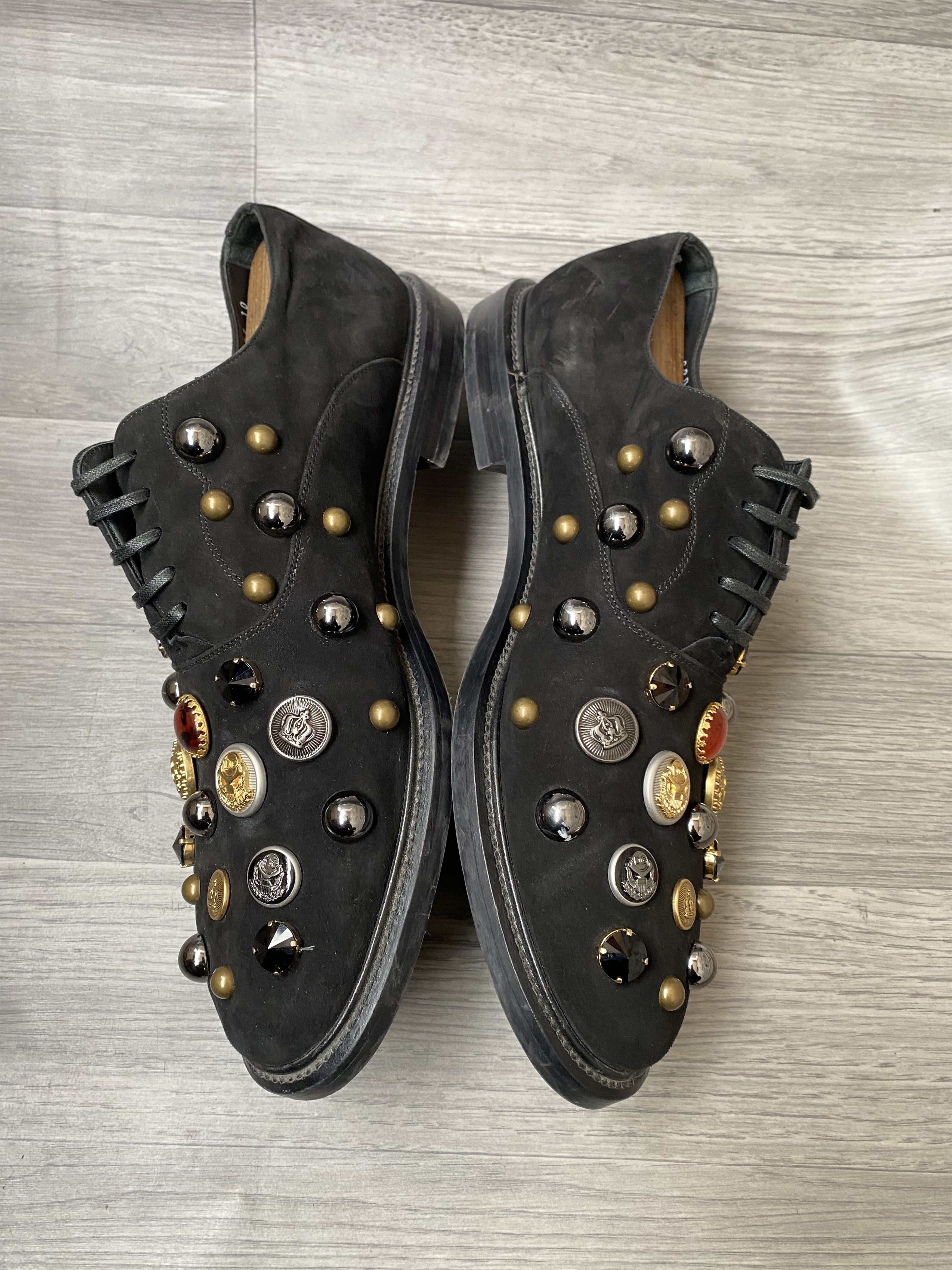 Dolce & Gabbana Dolce gabbana, maison margiela style derby suede shoes uk10 Size US 11 / EU 44 - 14 Thumbnail