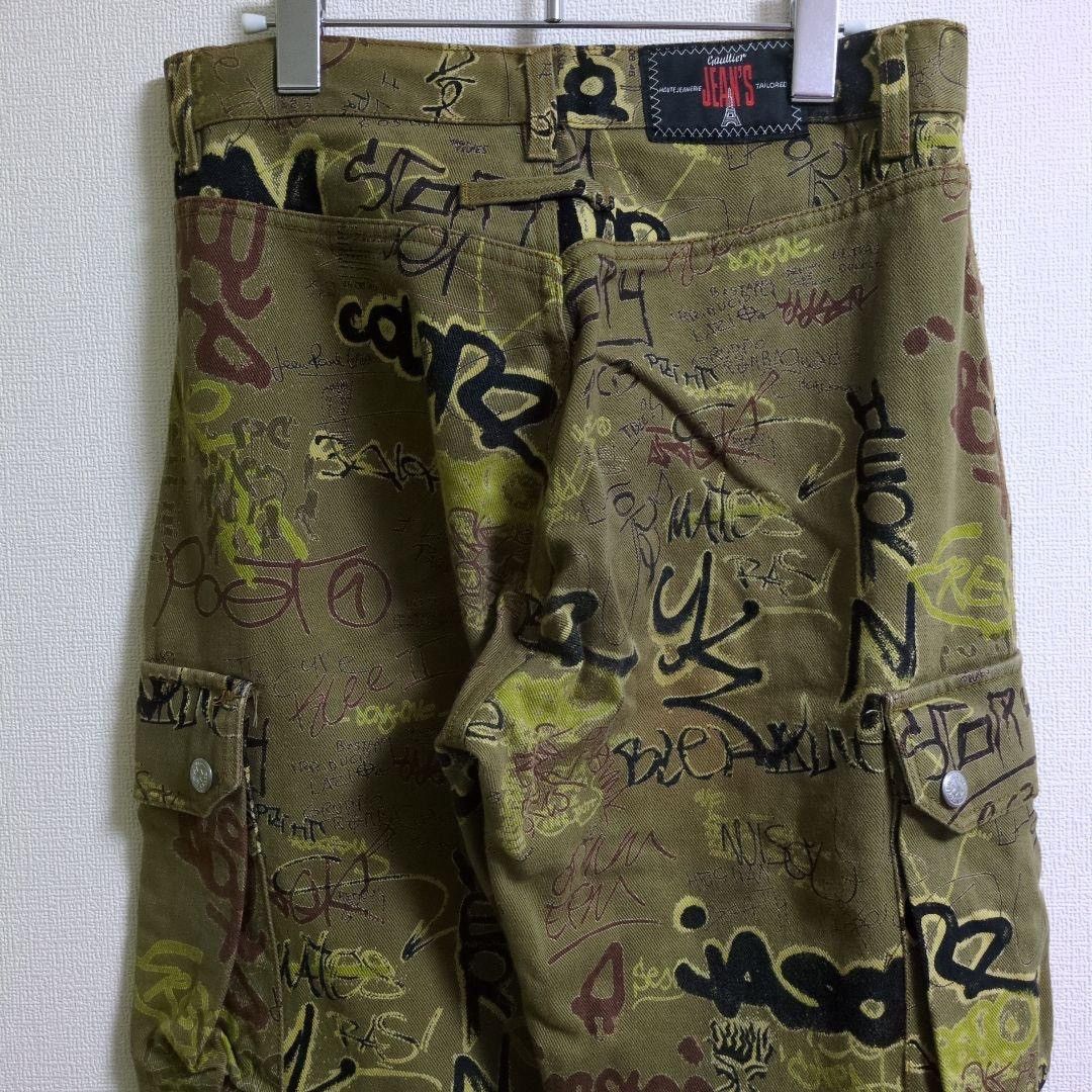 Jean Paul Gaultier Jean Paul Gaultier Graffiti Cargo Pants SS1994 Size US 31 - 3 Thumbnail