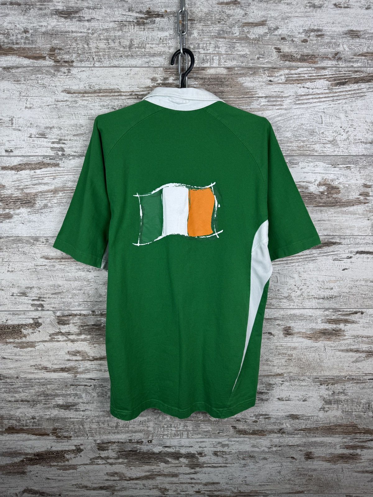Vintage Mens Vintage Ireland Rugby polos T-shirt tee Size US L / EU 52-54 / 3 - 10 Thumbnail