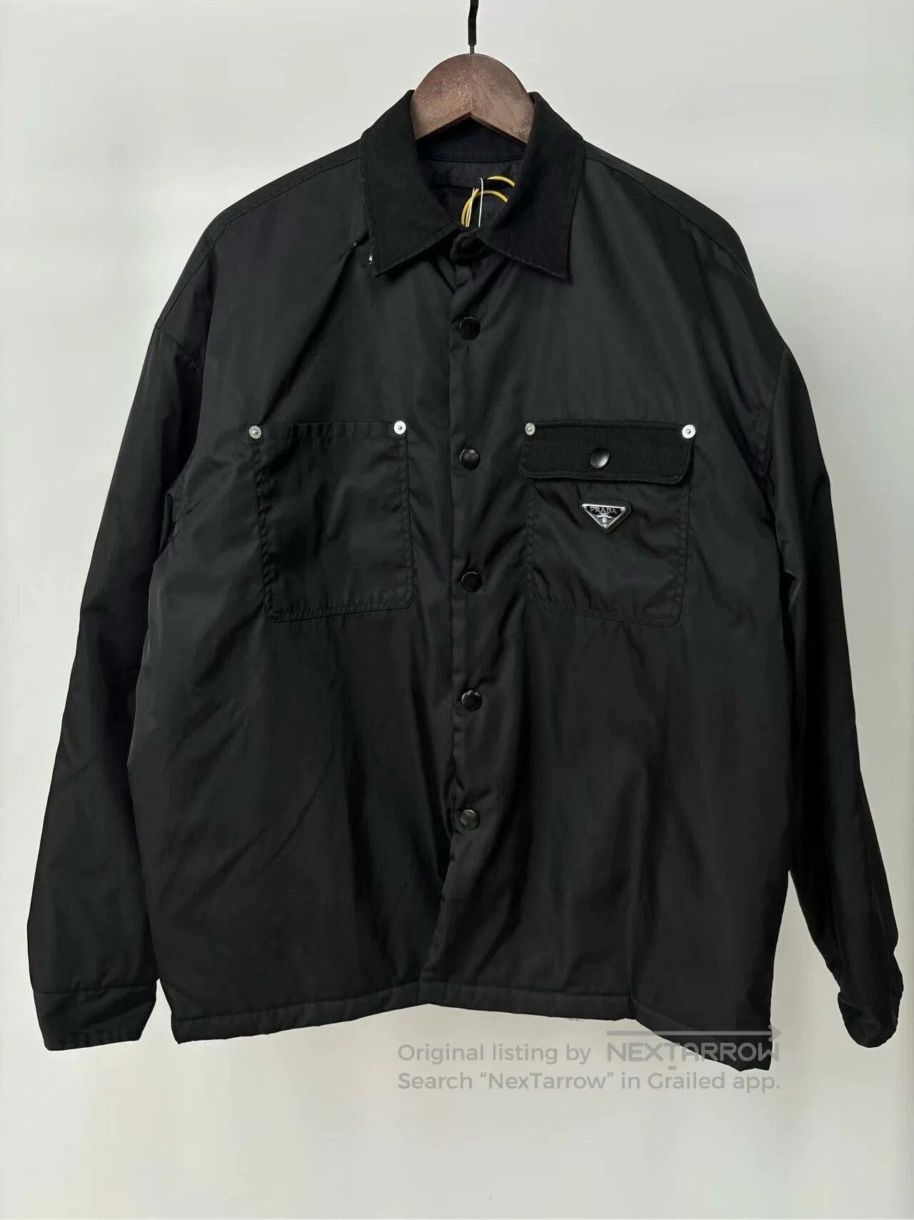Prada prada black outerwear with triangle logo. Size US M / EU 48-50 / 2 - 1 Thumbnail