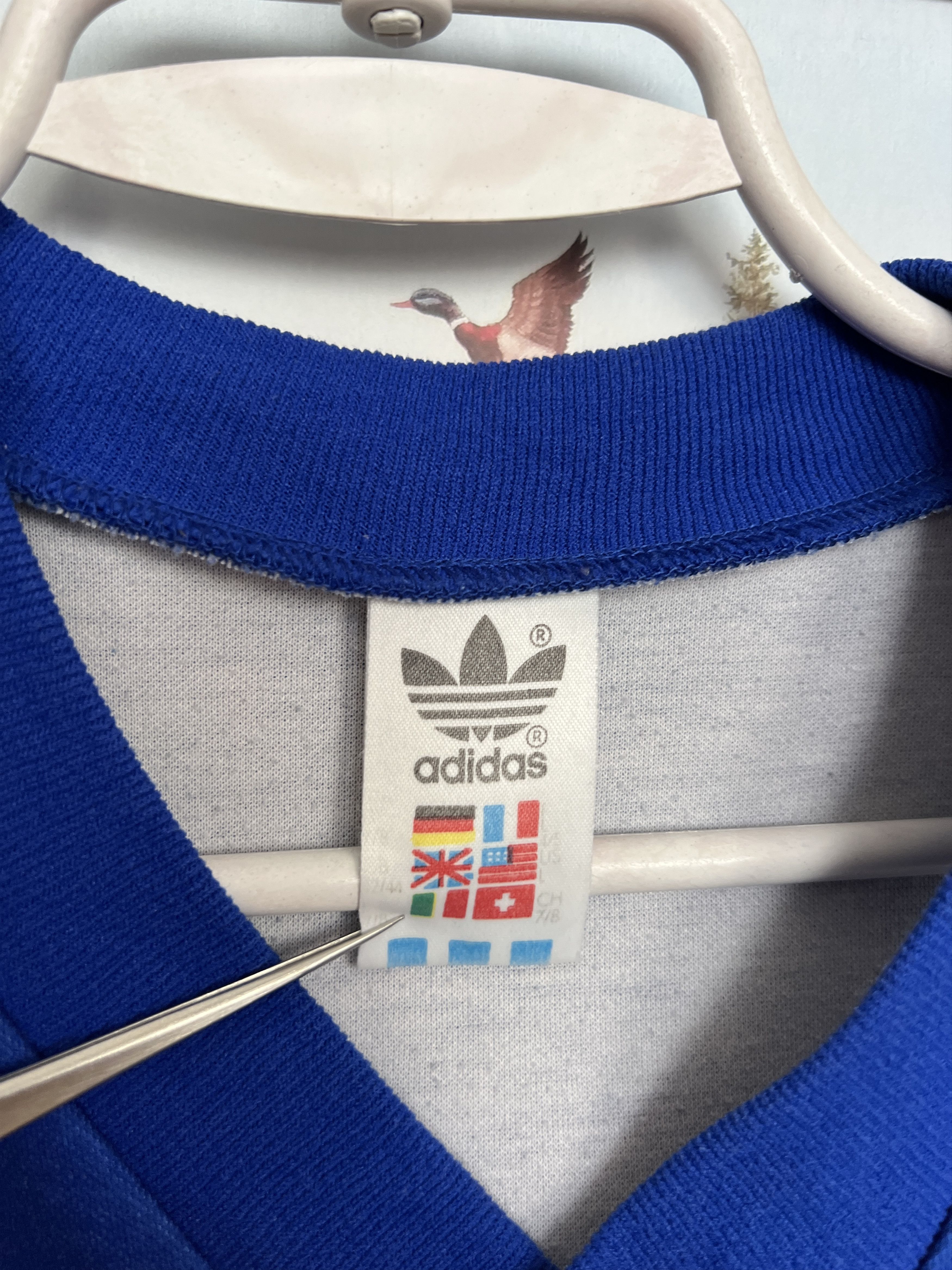Adidas Vintage 90's Football Template Shirt Soccer Jersey Trikot Size US L / EU 52-54 / 3 - 6 Thumbnail