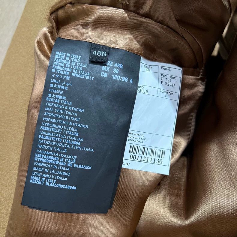 Prada Prada Show blue lapel camel wool coat 2504-Nextarrow Size US M / EU 48-50 / 2 - 7 Thumbnail