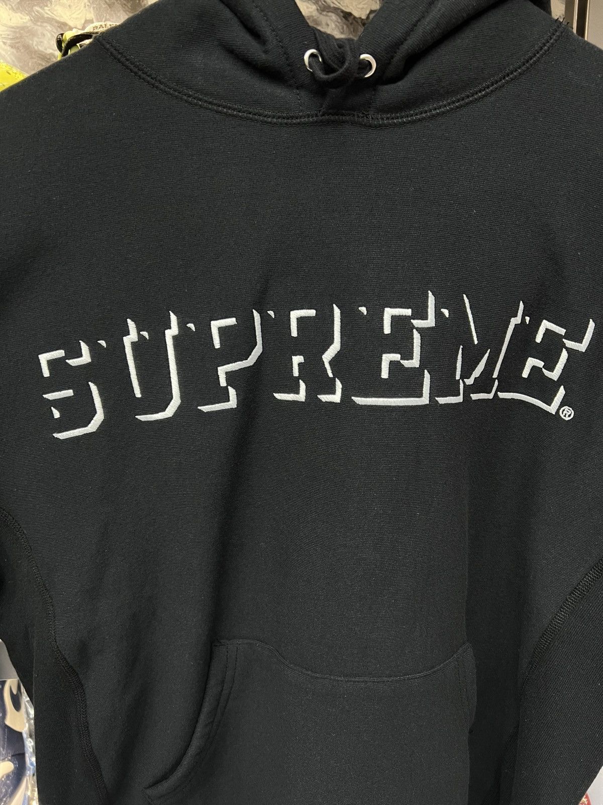 Supreme Supreme Black Drop Shadow Hoodie Size US S / EU 44-46 / 1 - 7 Thumbnail