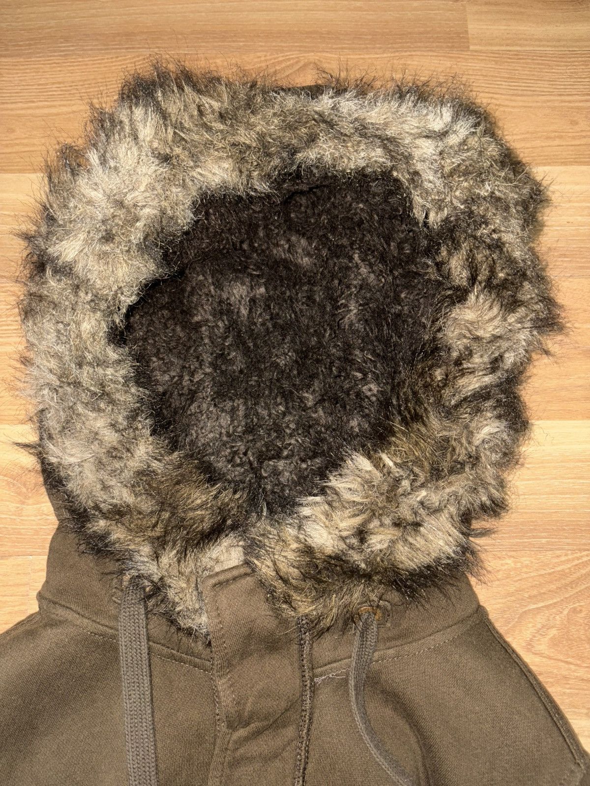 Hollister Hollister Co.Sherpa Lined Hooded Jacket Army Green Y2K Style Size US M / EU 48-50 / 2 - 8 Thumbnail
