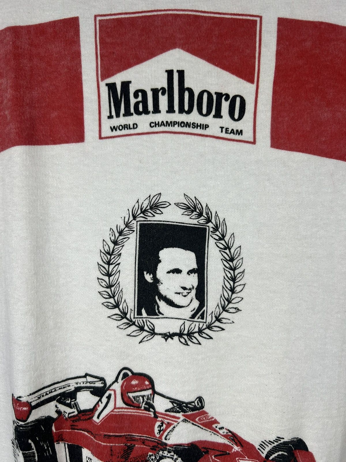 Marlboro × Vintage Vintage 80s Marlboro World Champion Team Rare T Shirt Size US S / EU 44-46 / 1 - 9 Thumbnail