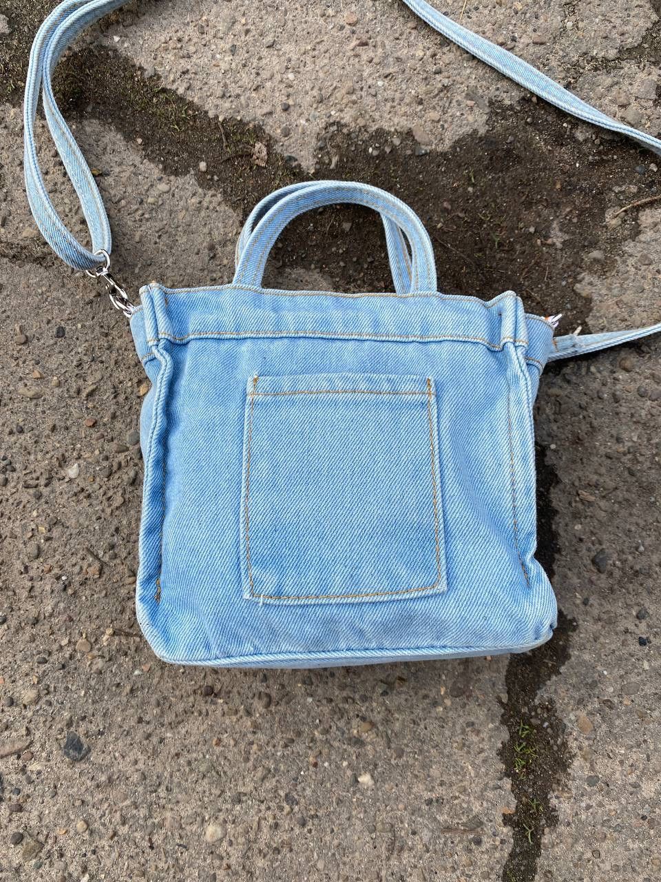 Japanese Brand Jeans faded mini diesel like sling bag Size ONE SIZE - 5 Thumbnail