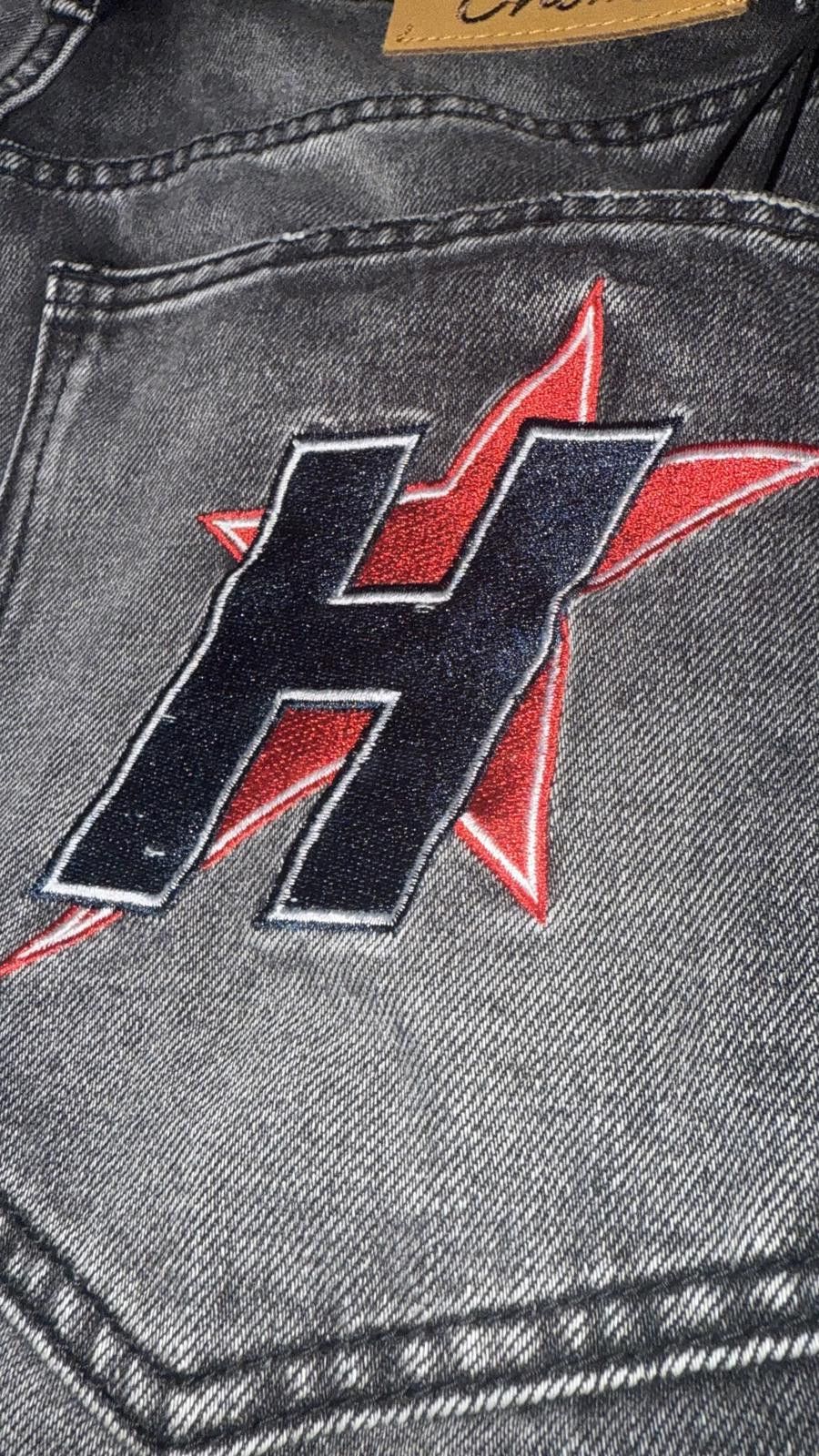 HMDD HMDD Crystal H-Star Denim Pants Size US 34 / EU 50 - 5 Thumbnail